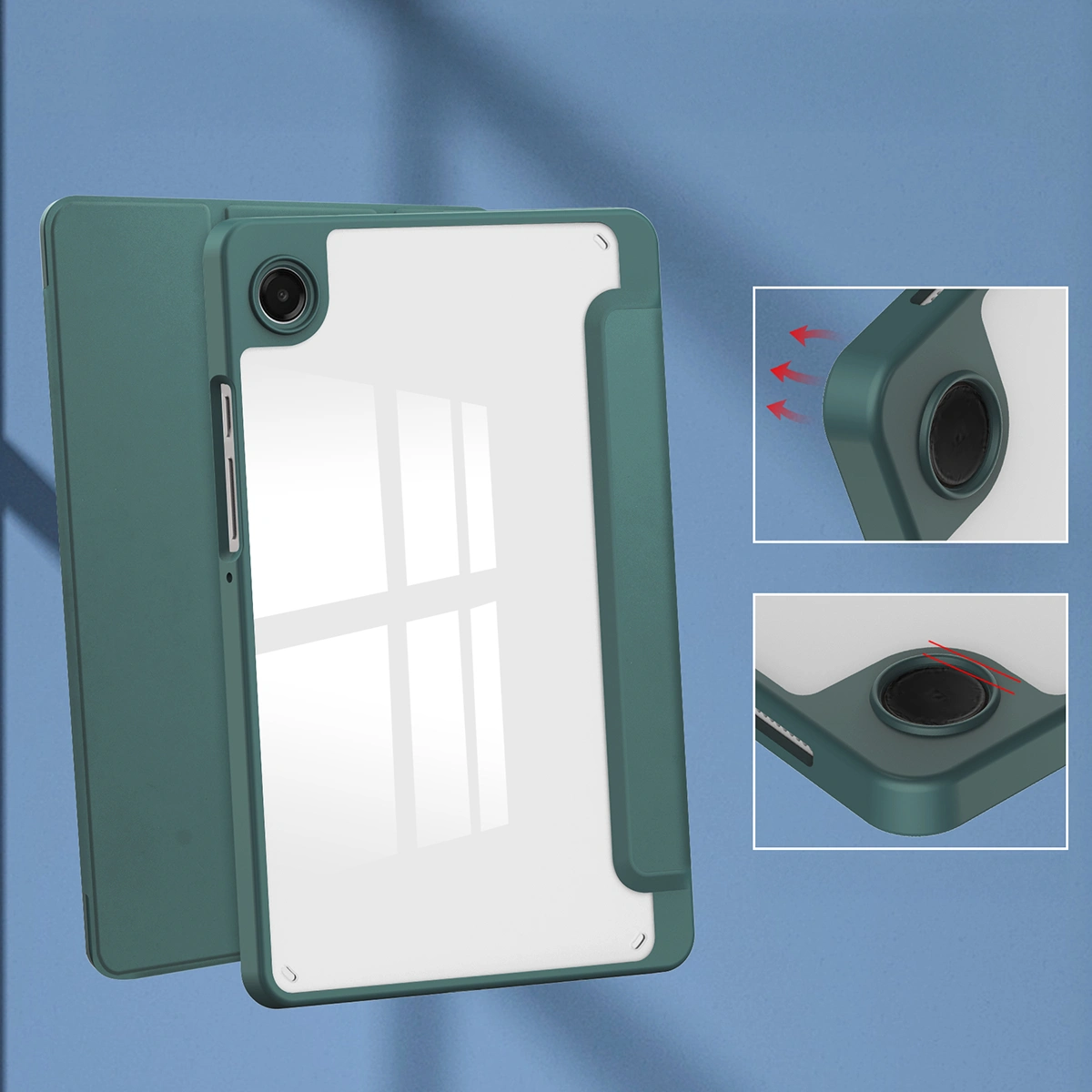 Właściwości etui do tabletu Bizon Tab Clear Matt do Samsung Galaxy Tab A11 / Samsung Galaxy Tab A9