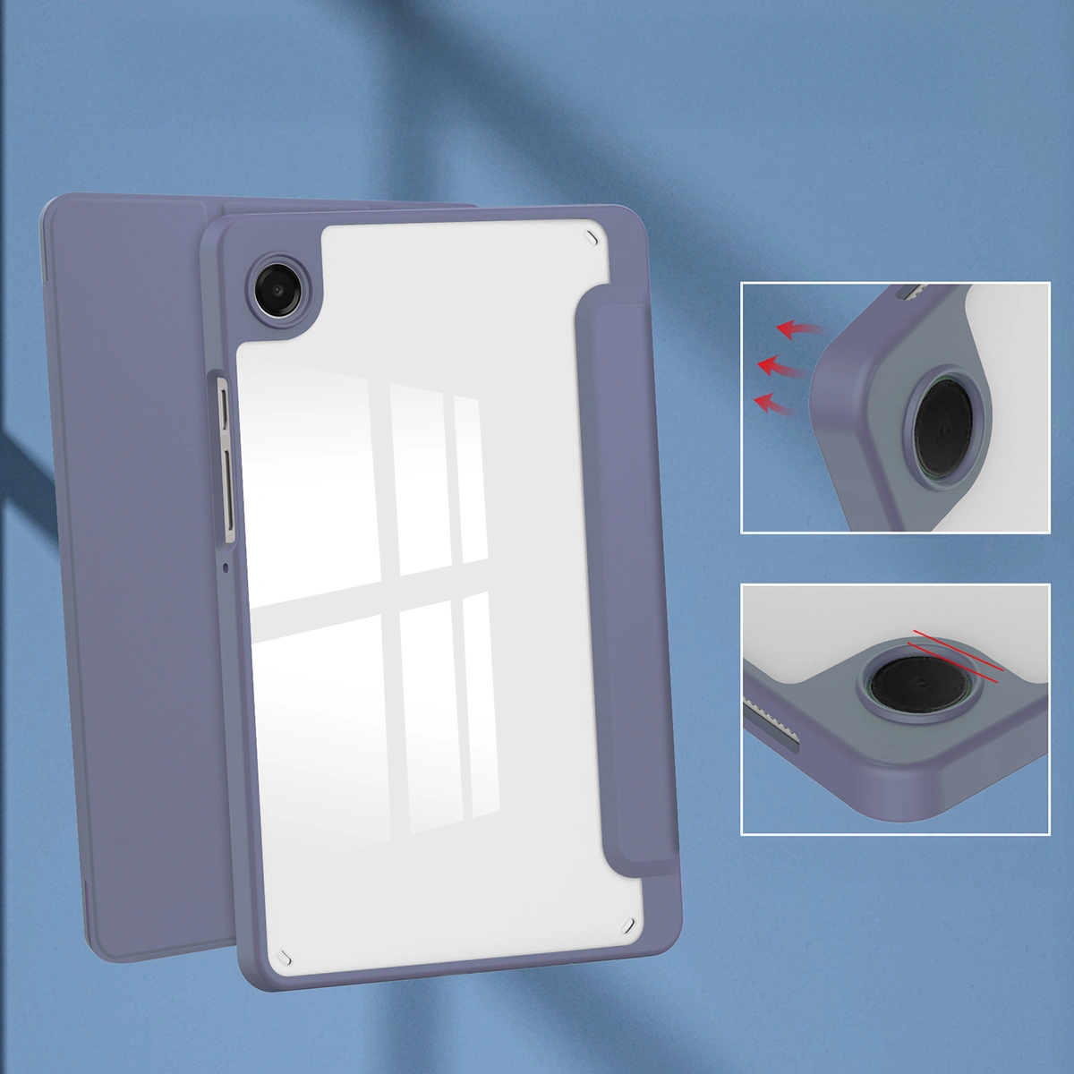 Właściwości etui do tabletu Bizon Tab Clear Matt do Samsung Galaxy Tab A11 / Samsung Galaxy Tab A9