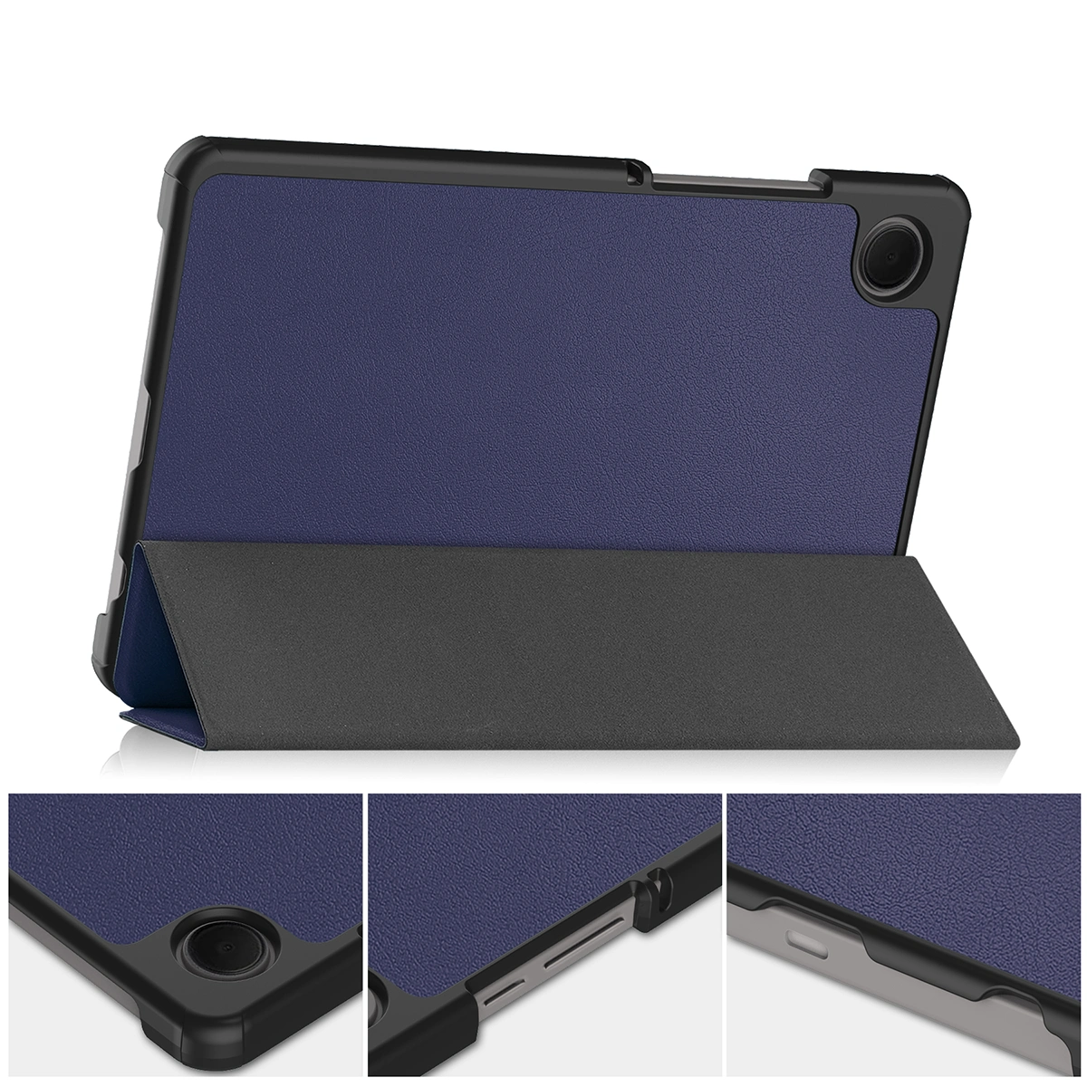 Etui z klapką Bizon Case Tab Croc od frontu do Samsung Galaxy Tab A11 / Samsung Galaxy Tab A9