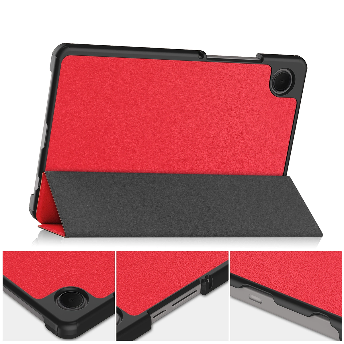 Etui z klapką Bizon Case Tab Croc od frontu do Samsung Galaxy Tab A11 / Samsung Galaxy Tab A9