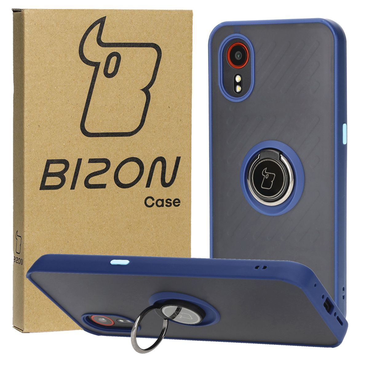 Etui z uchwytem na palec Bizon Case Hybrd Ring do Samsung Galaxy Xcover7