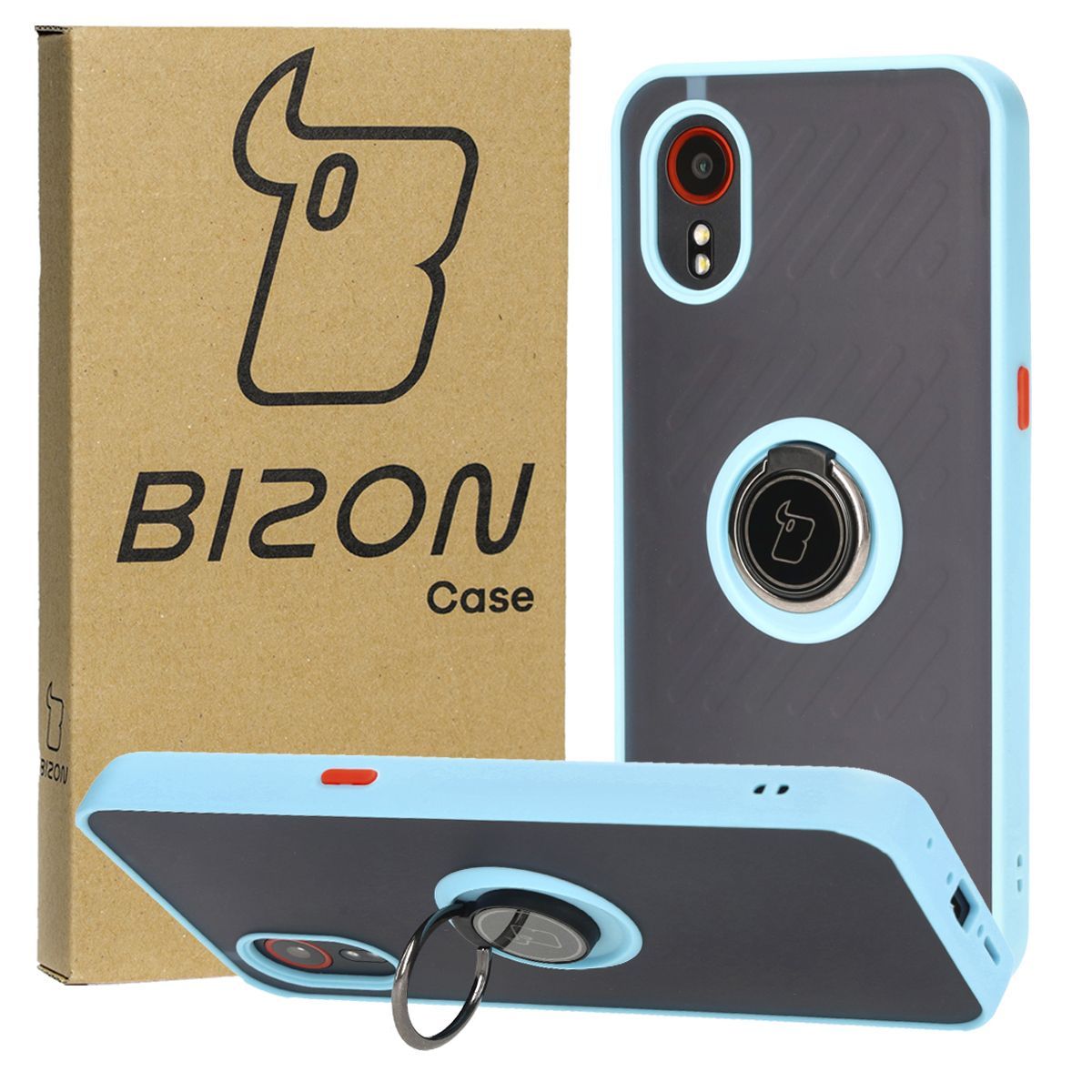 Etui z uchwytem na palec Bizon Case Hybrd Ring do Samsung Galaxy Xcover7