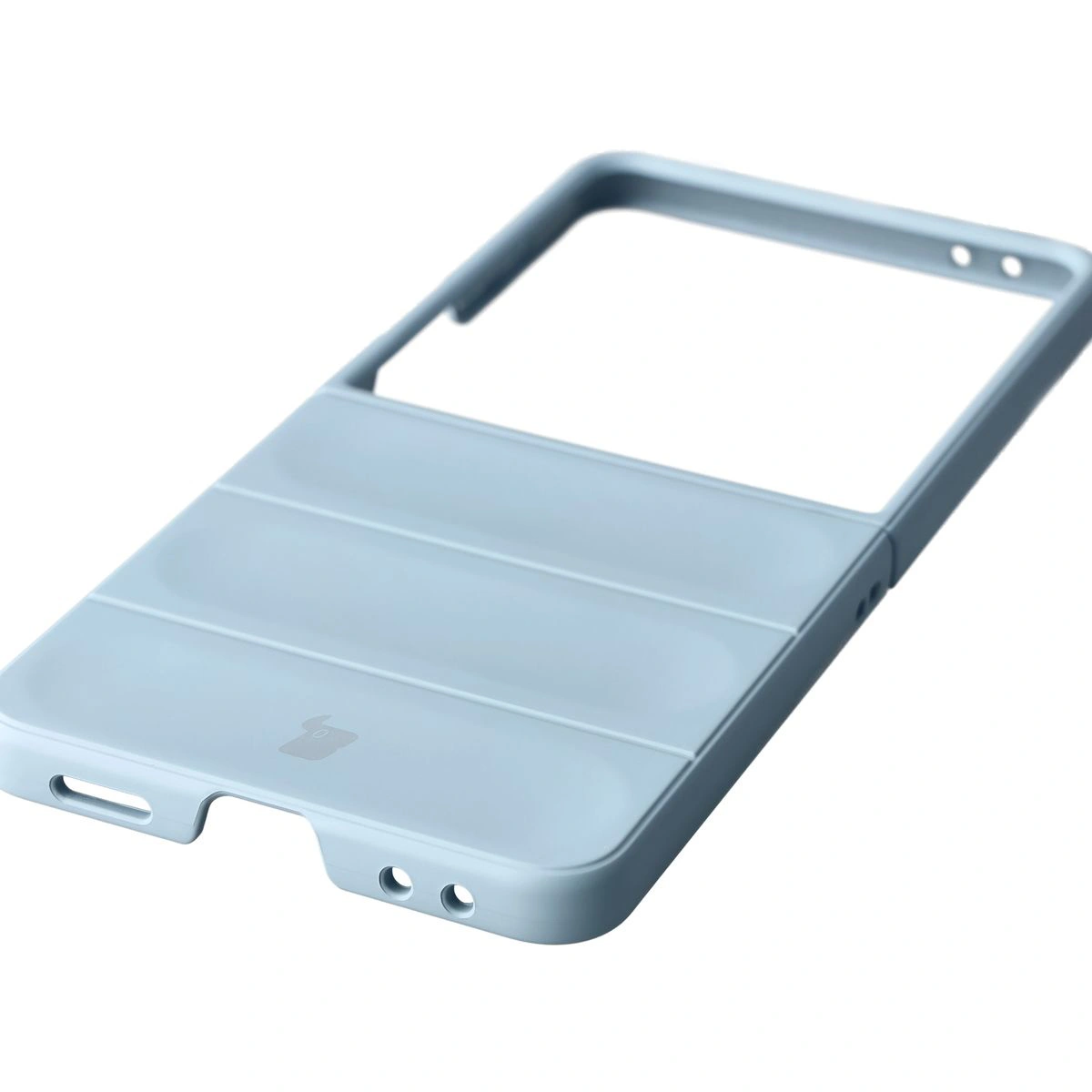 Precyzyjne wycięcia i kompatybilność z ładowaniem indukcyjnym w etui Bizon Case Tur do Galaxy Z Flip7