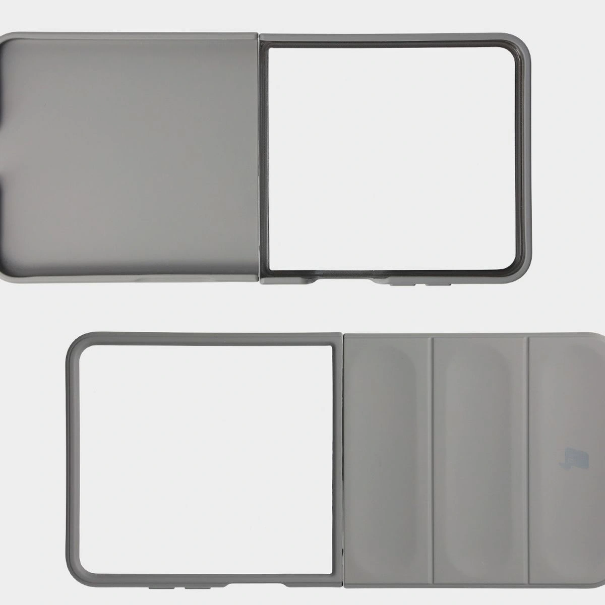 Wyżłobienia na pleckach i wzmocnione narożniki w etui Bizon Case Tur do Galaxy Z Flip7