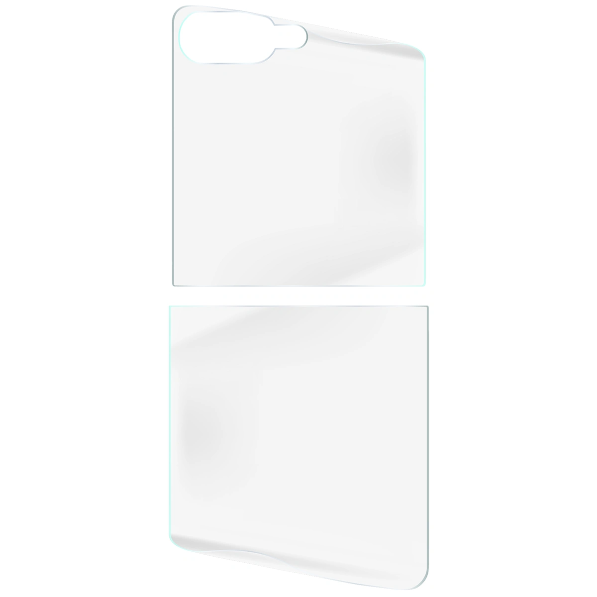 Przezroczystość folii hydrożelowej na tył telefonu Bizon Glass Hydrogel Back do Samsung Galaxy Z Flip7