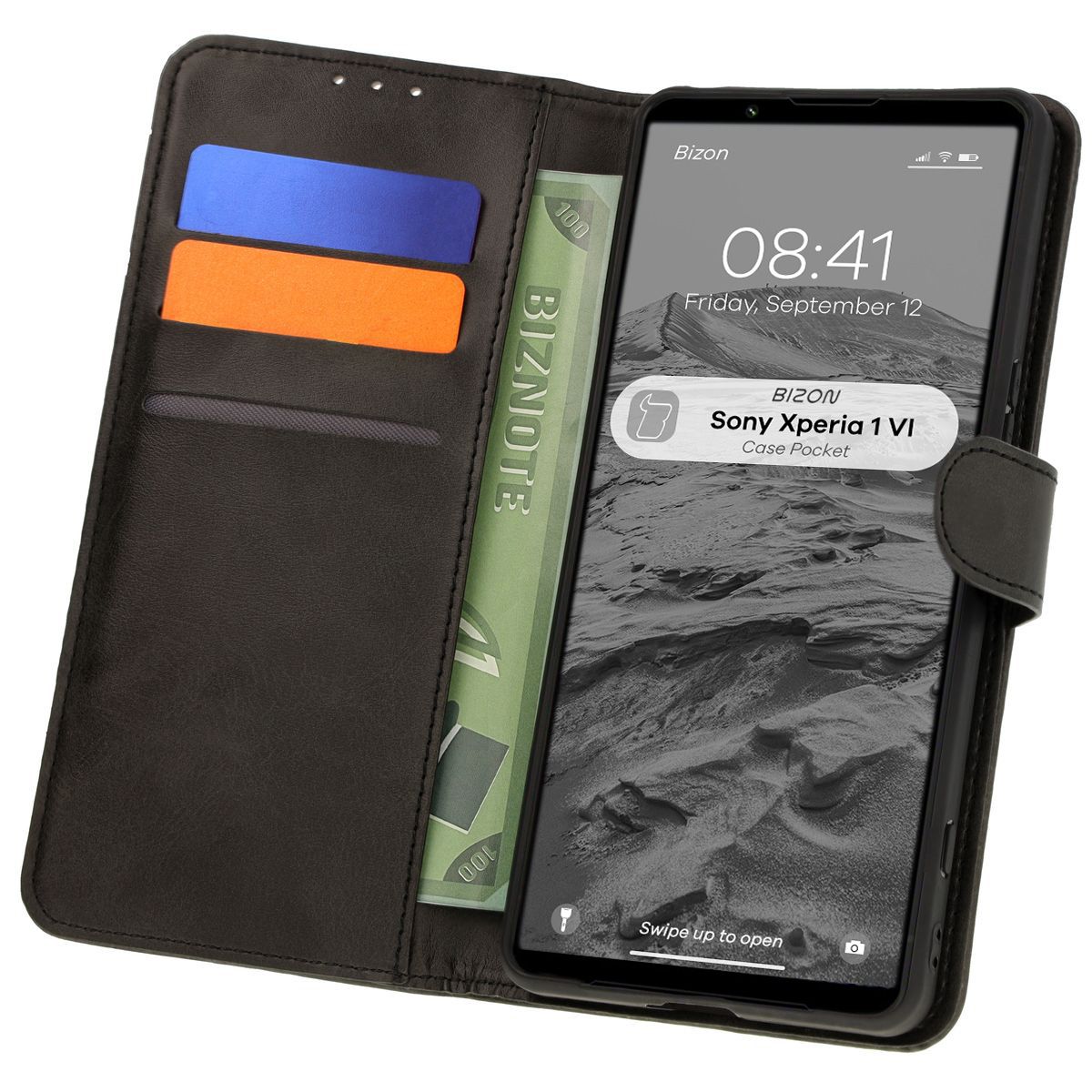 Etui z klapką Bizon Case Pocket do Sony Xperia 1 VI