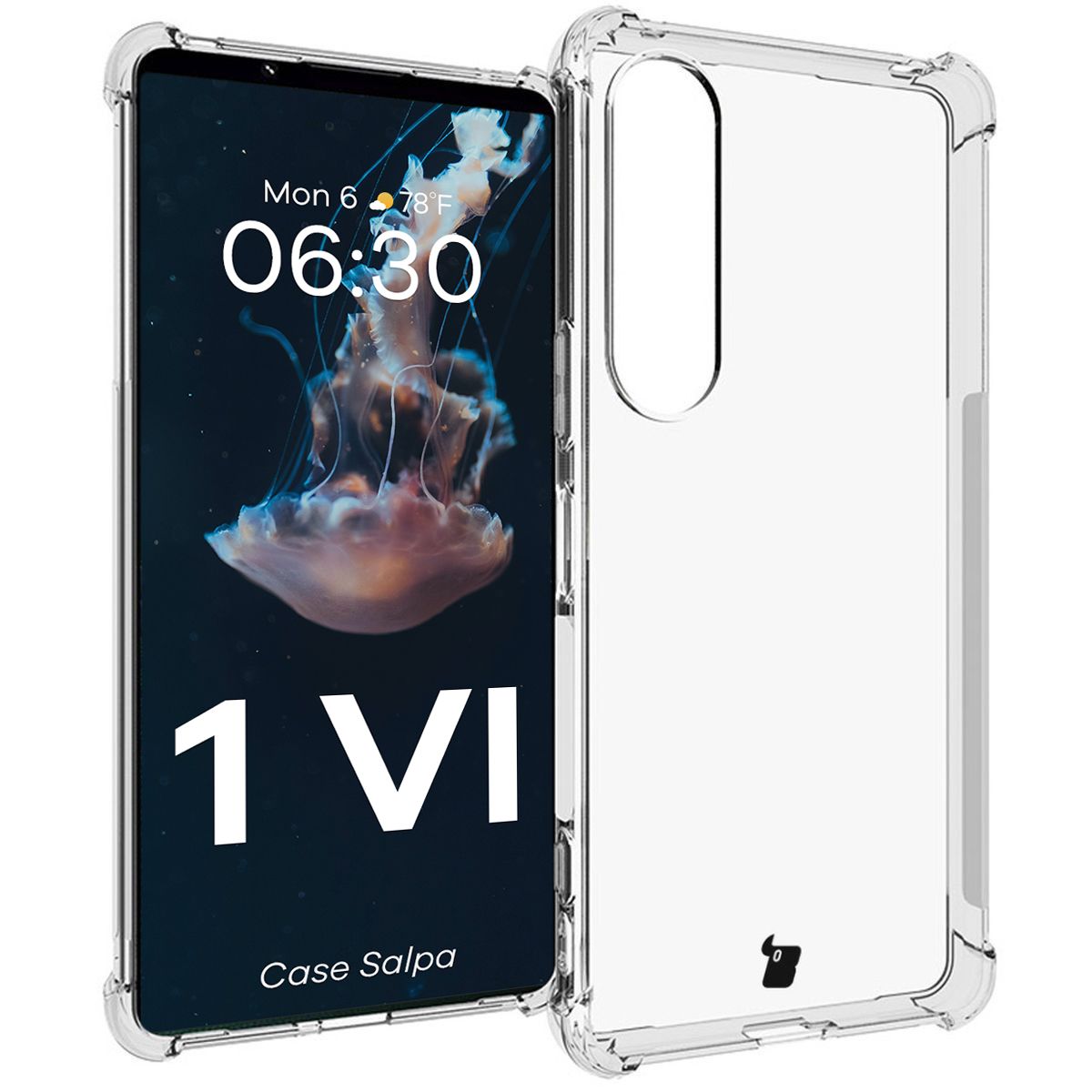 Przezroczyste etui Bizon Case Salpa do Sony Xperia 1 VI