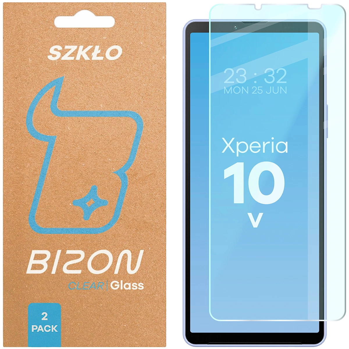 Szkło hartowane Bizon Glass Clear Duo do Sony Xperia 10 V