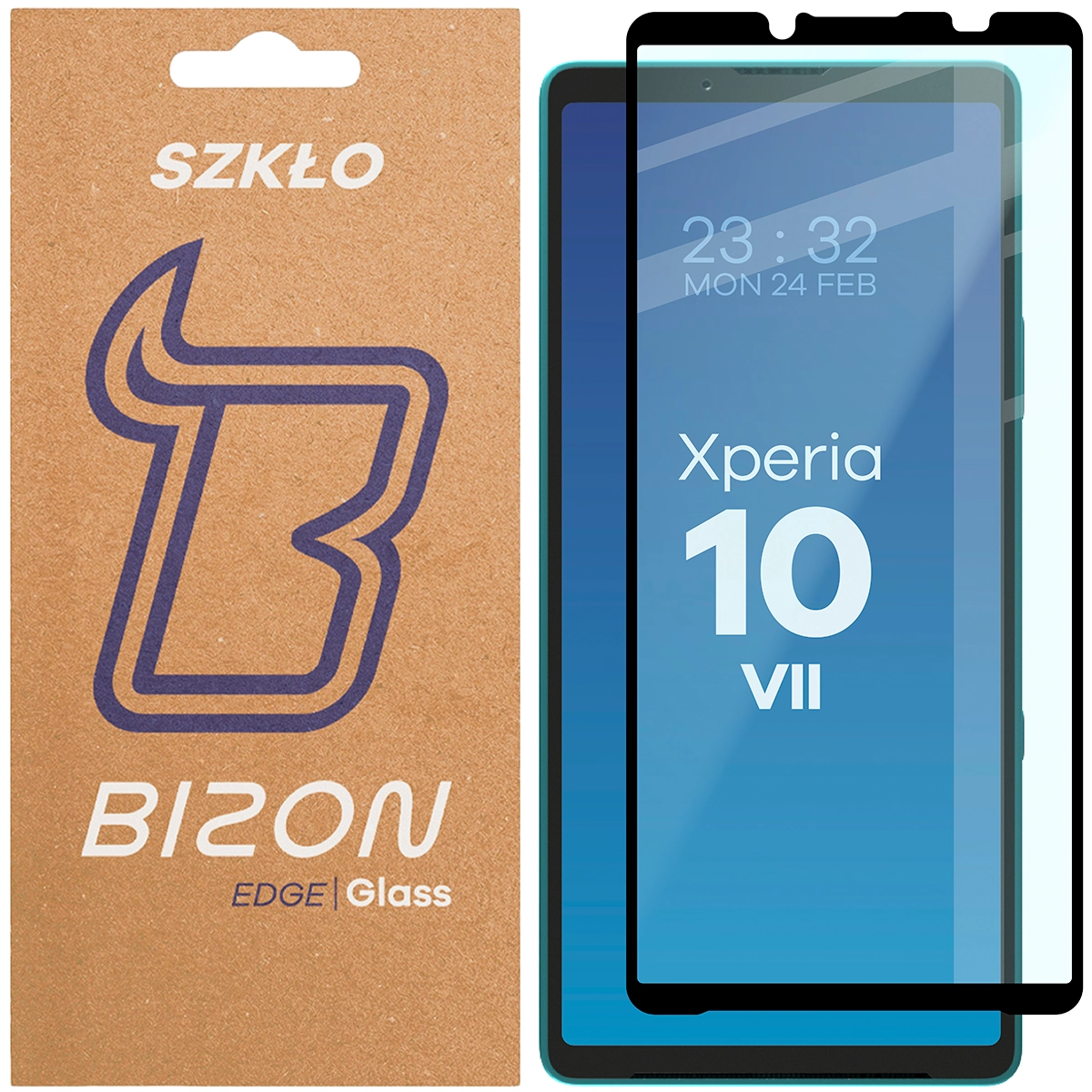 Szkło hartowane na cały ekran Bizon Glass Edge 2 dla Sony Xperia 10 VII
