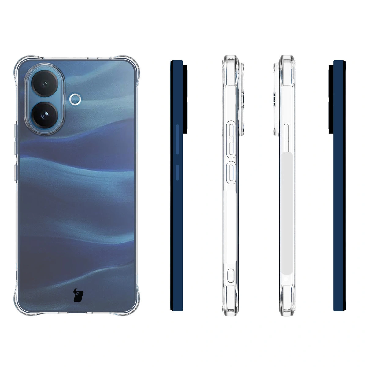 Etui Bizon Case Salpa do Vivo V60 Lite 5G z różnych stron