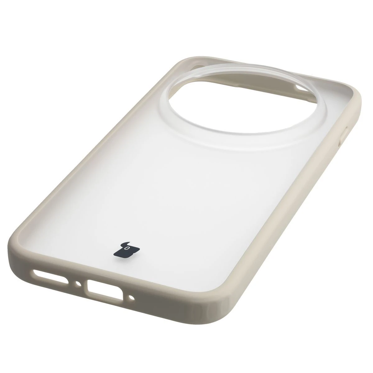 Zintegrowane przyciski, wycięcia i hybrydowy materiał w etui Bizon Case Angelo do Vivo X300 Pro