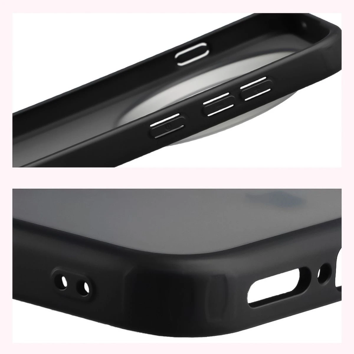 Wzmocnione narożniki i podwyższone ranty ekranu w etui Bizon Case Angelo do Vivo X300 Pro