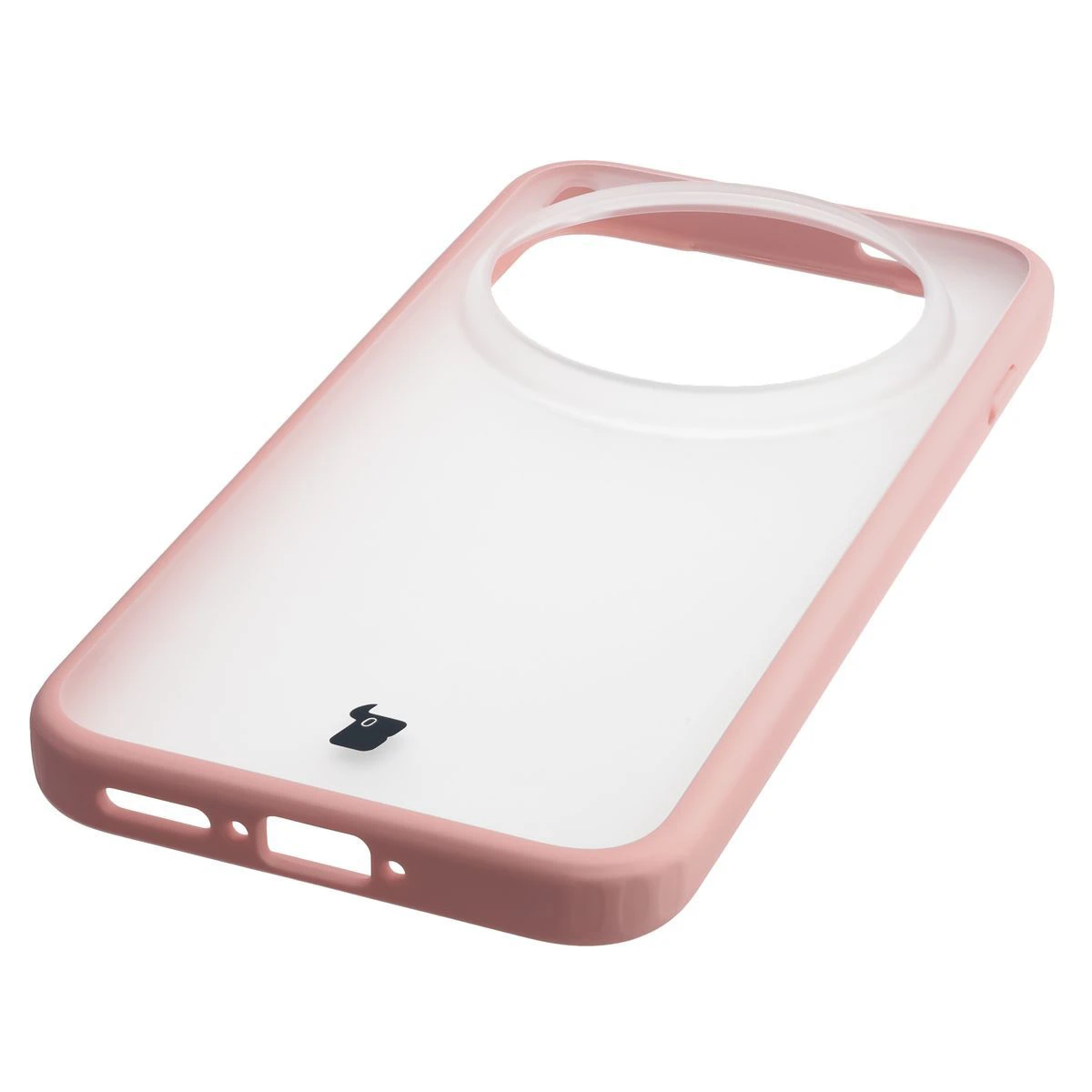 Zintegrowane przyciski, wycięcia i hybrydowy materiał w etui Bizon Case Angelo do Vivo X300 Pro