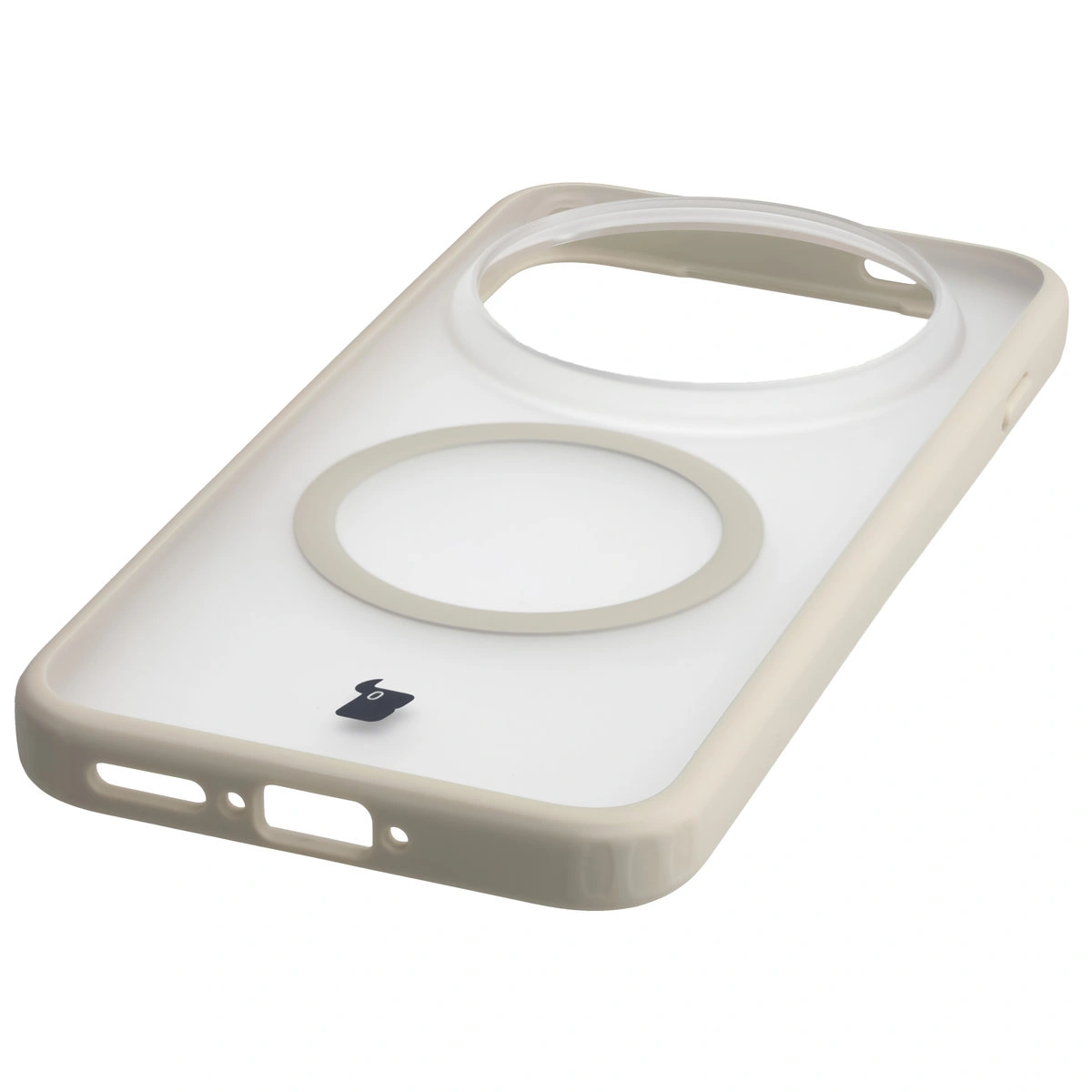 Zintegrowane przyciski, wycięcia i hybrydowy materiał w etui Bizon Case MatteO do Vivo X300 Pro