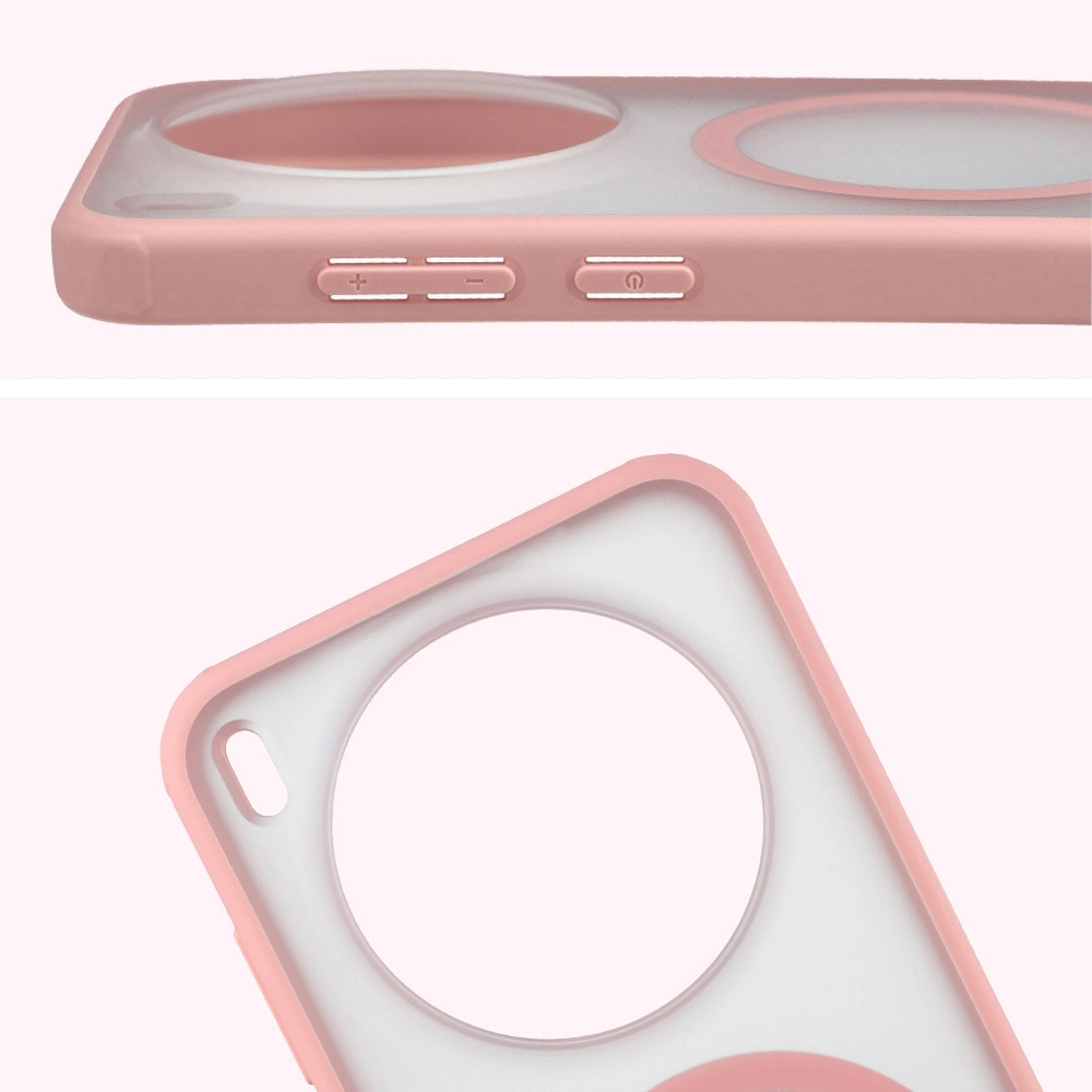 Pełne wycięcie i podwyższone krawędzie aparatu w etui Bizon Case MatteO do Vivo X300