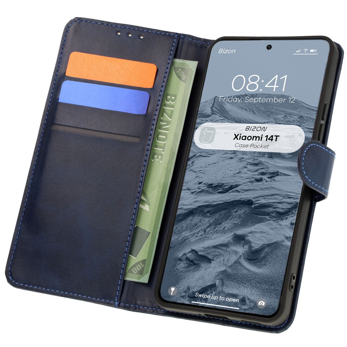 Etui z klapką Bizon Case Pocket do Xiaomi 14T