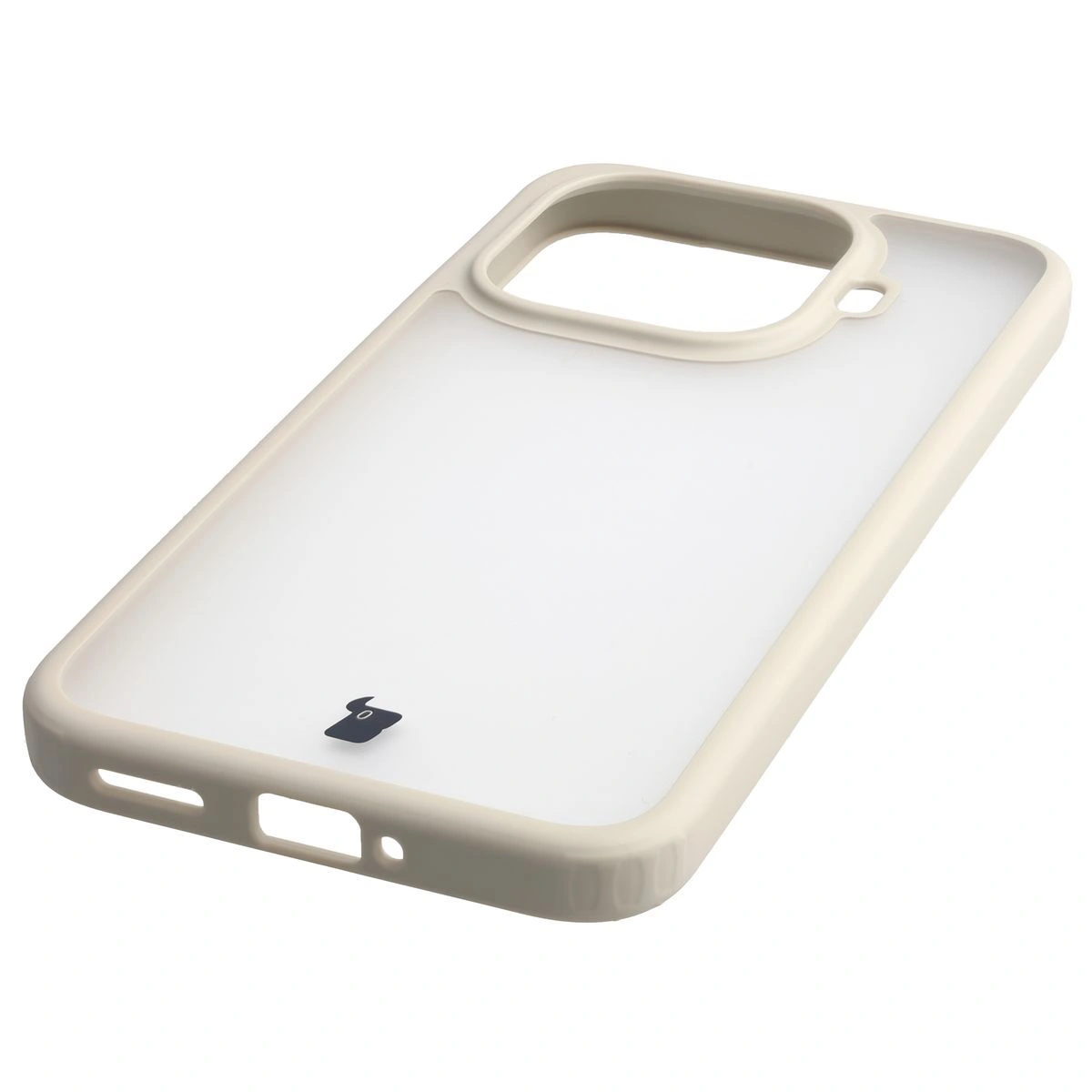 Zintegrowane przyciski, wycięcia i hybrydowy materiał w etui Bizon Case Angelo do Xiaomi 15T Pro