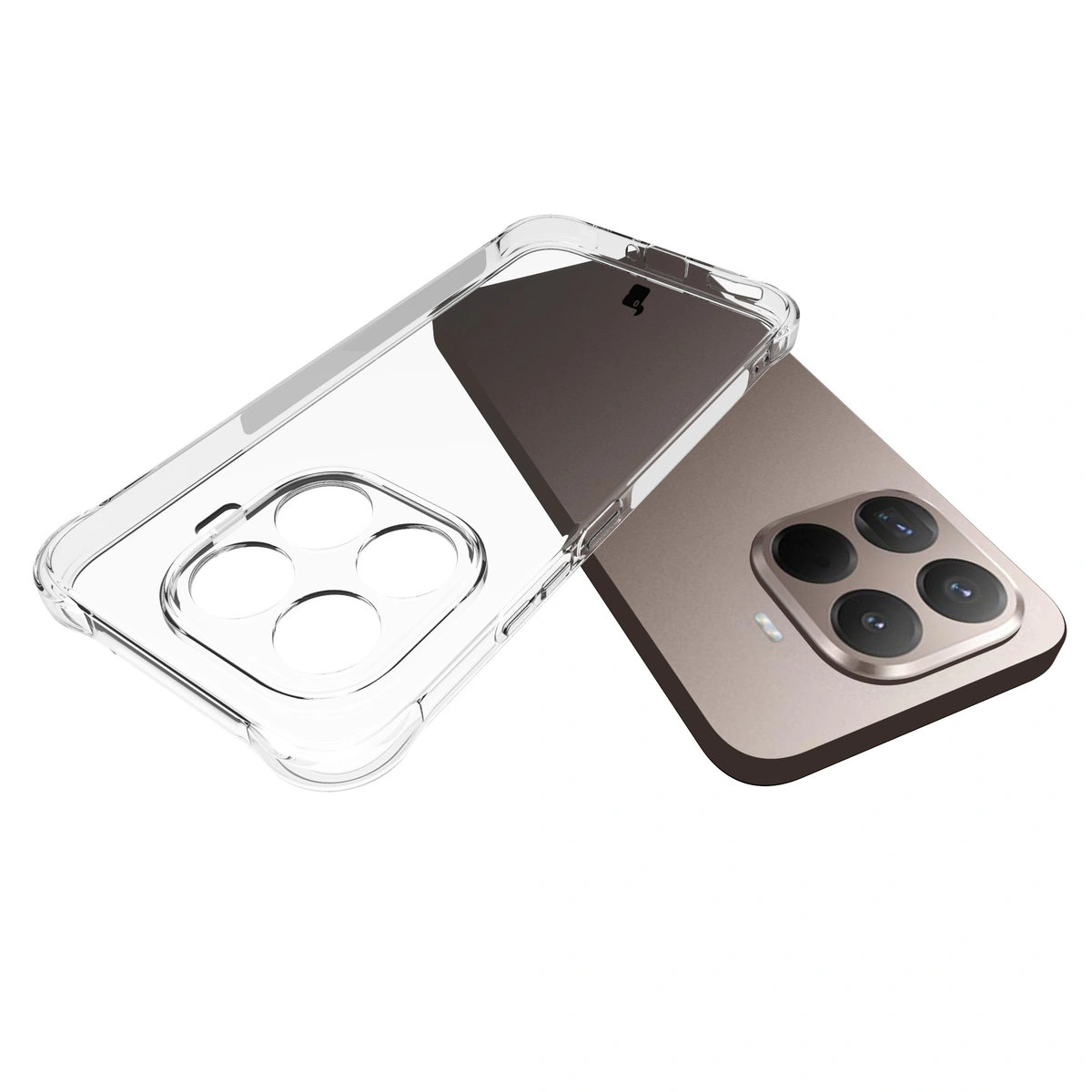 Dedykowane wycięcia i podwyższone krawędzie aparatu w etui Bizon Case Salpa do Xiaomi 15T Pro