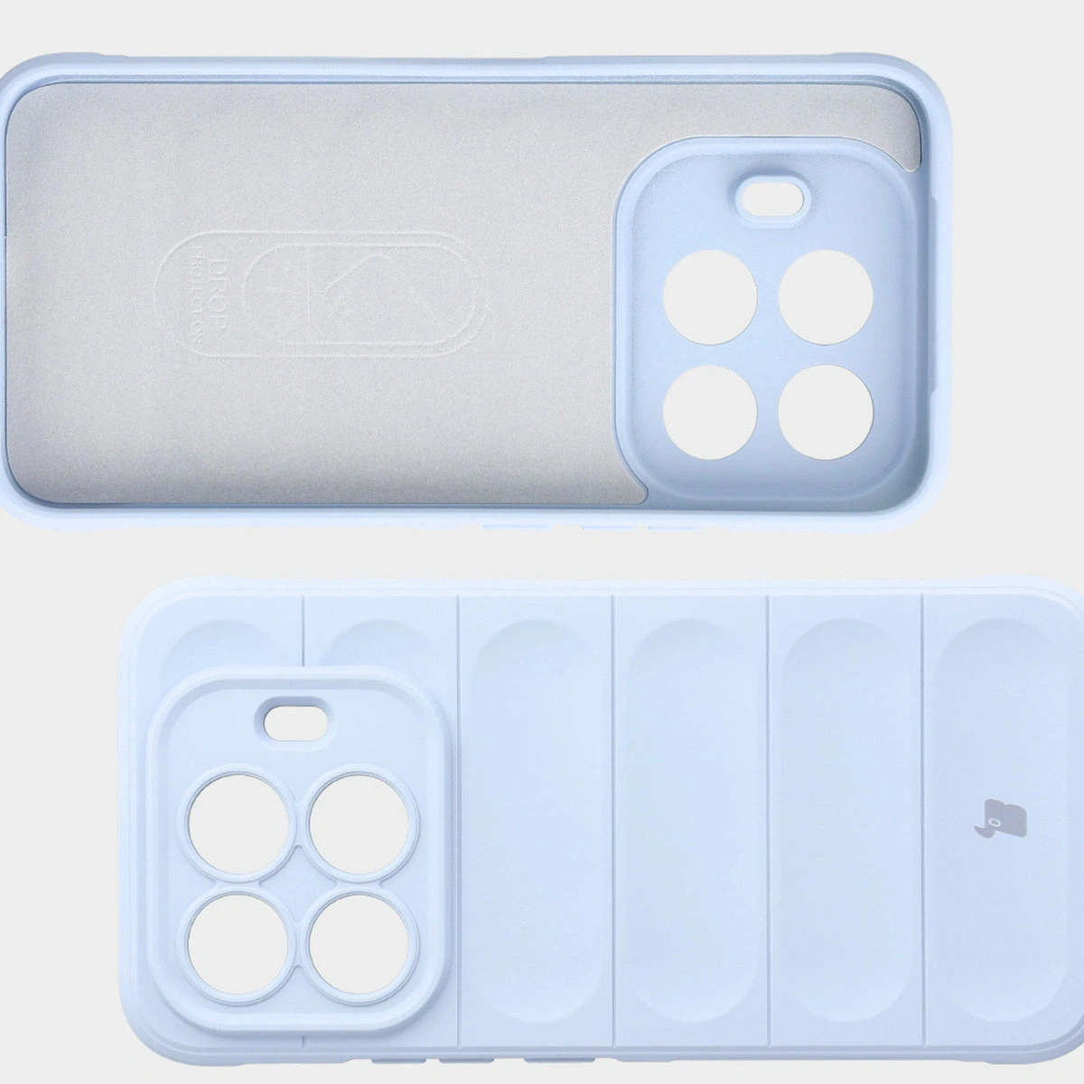 Wyściółka z mikrofibry, wyżłobienia na pleckach i wzmocnione narożniki w etui Bizon Case Tur do Xiaomi 15T Pro