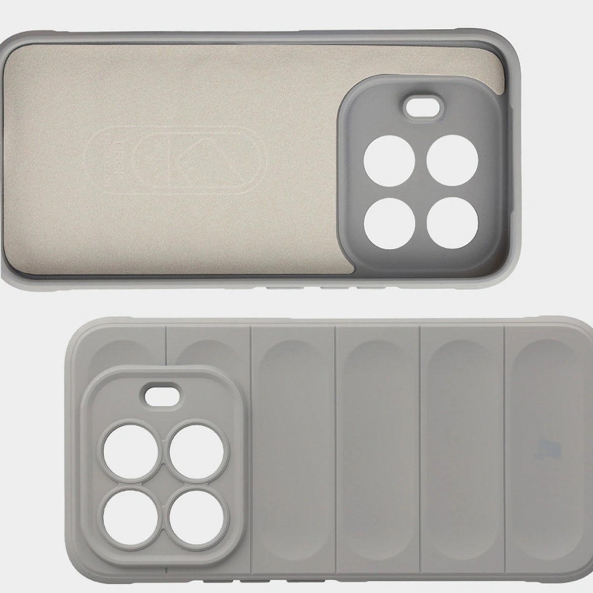 Wyściółka z mikrofibry, wyżłobienia na pleckach i wzmocnione narożniki w etui Bizon Case Tur do Xiaomi 15T Pro