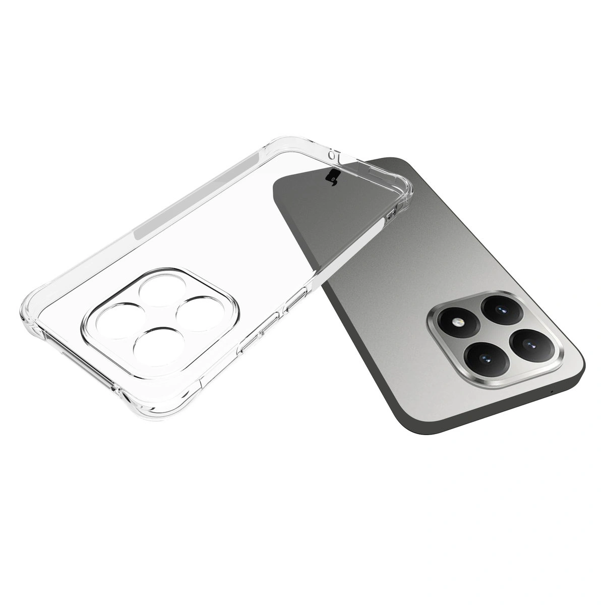 Dedykowane wycięcia i podwyższone krawędzie aparatu w etui Bizon Case Salpa do Xiaomi 15T