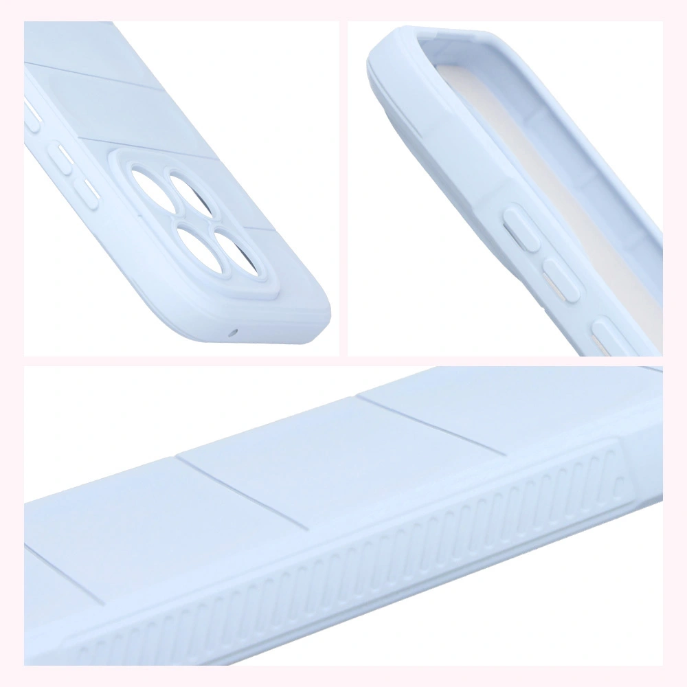 Teksturowane boki i podwyższone krawędzie ekranu i aparatu w etui Bizon Case Tur do Xiaomi 15T