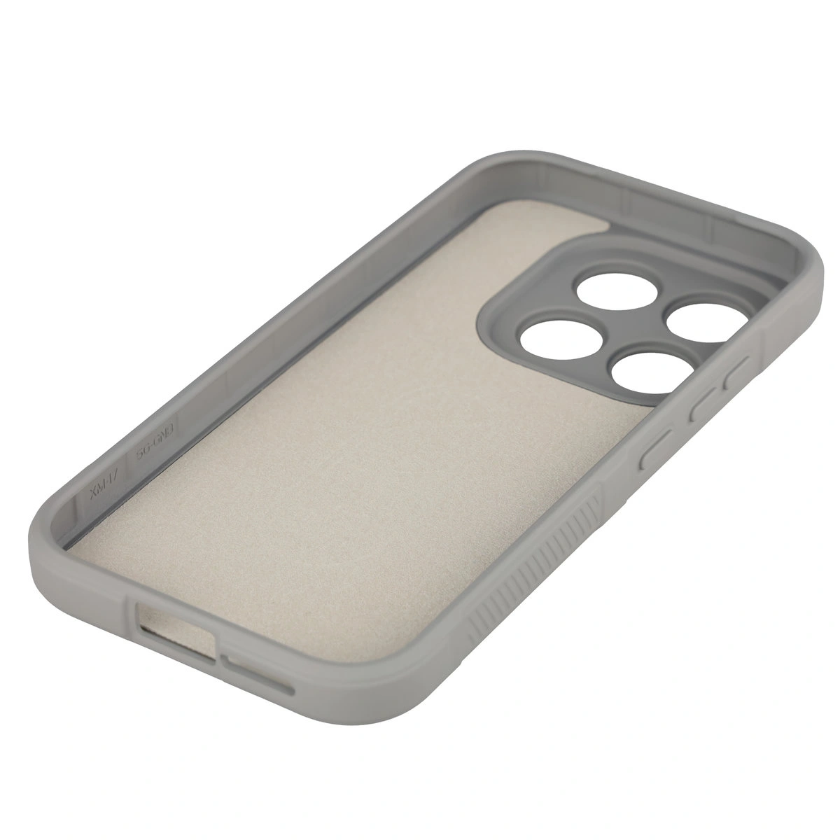 Precyzyjne wycięcia i kompatybilność z ładowaniem indukcyjnym w etui Bizon Case Tur do Xiaomi 17