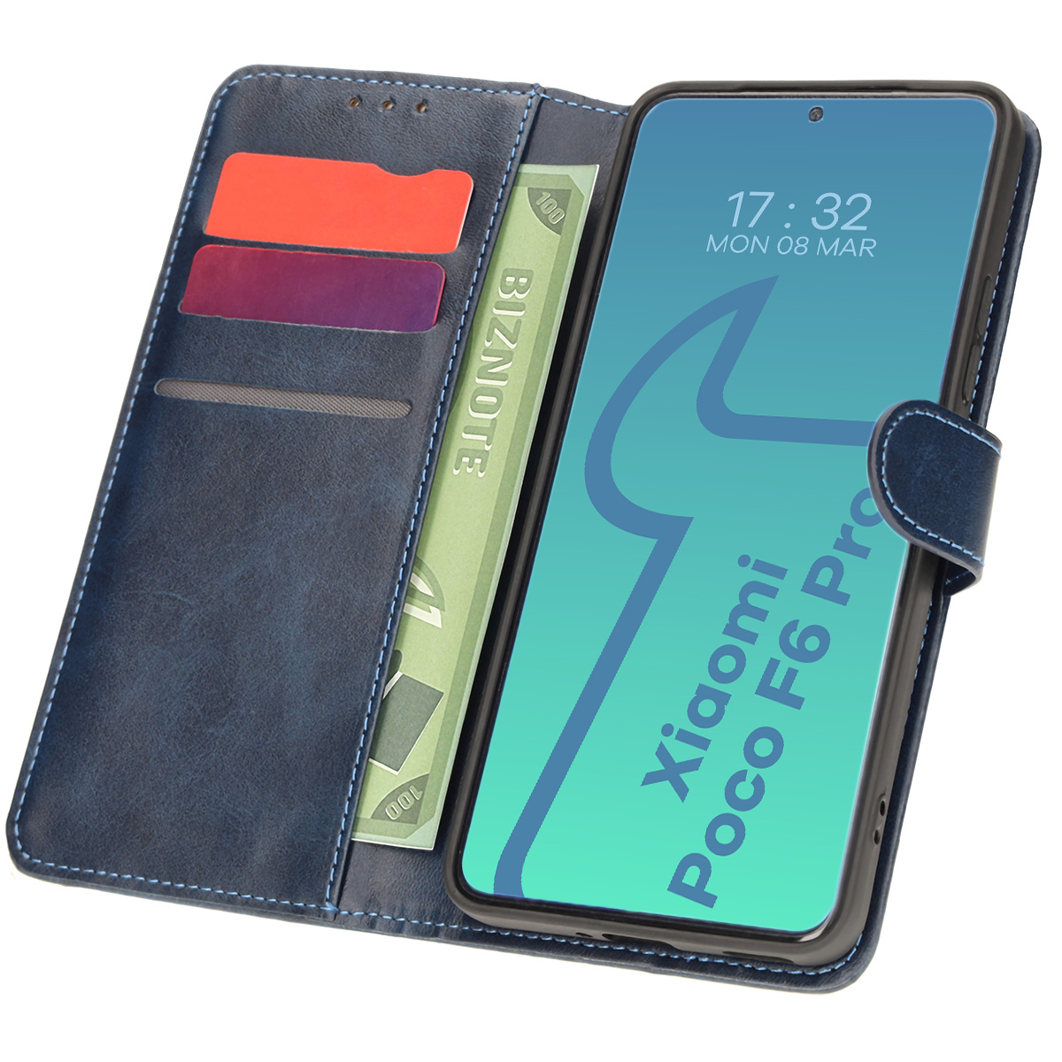 Etui z klapką Bizon Case Pocket do Xiaomi Poco F6 Pro