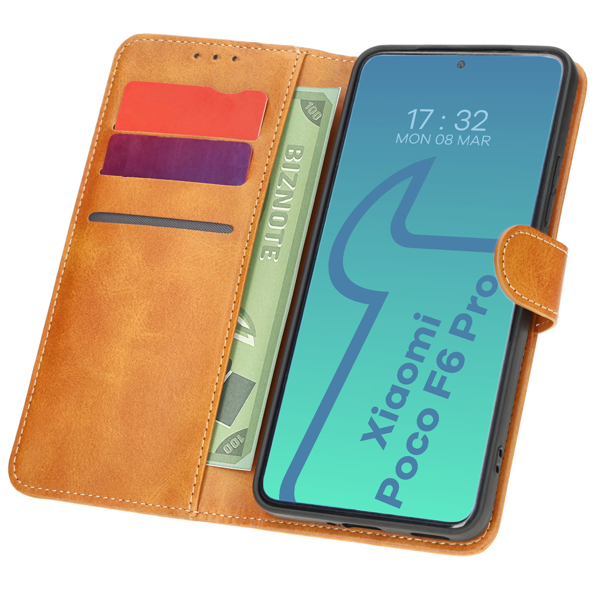 Etui z klapką Bizon Case Pocket do Xiaomi Poco F6 Pro