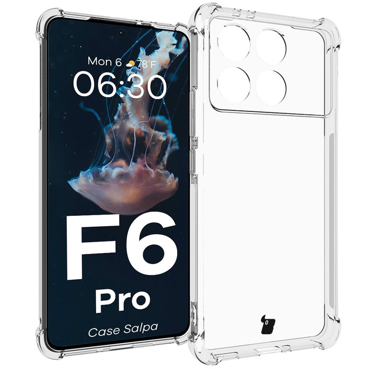 Przezroczyste etui Bizon Case Salpa do Xiaomi Poco F6 Pro