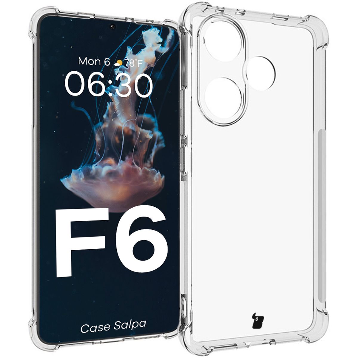 Przezroczyste etui Bizon Case Salpa do Xiaomi Poco F6