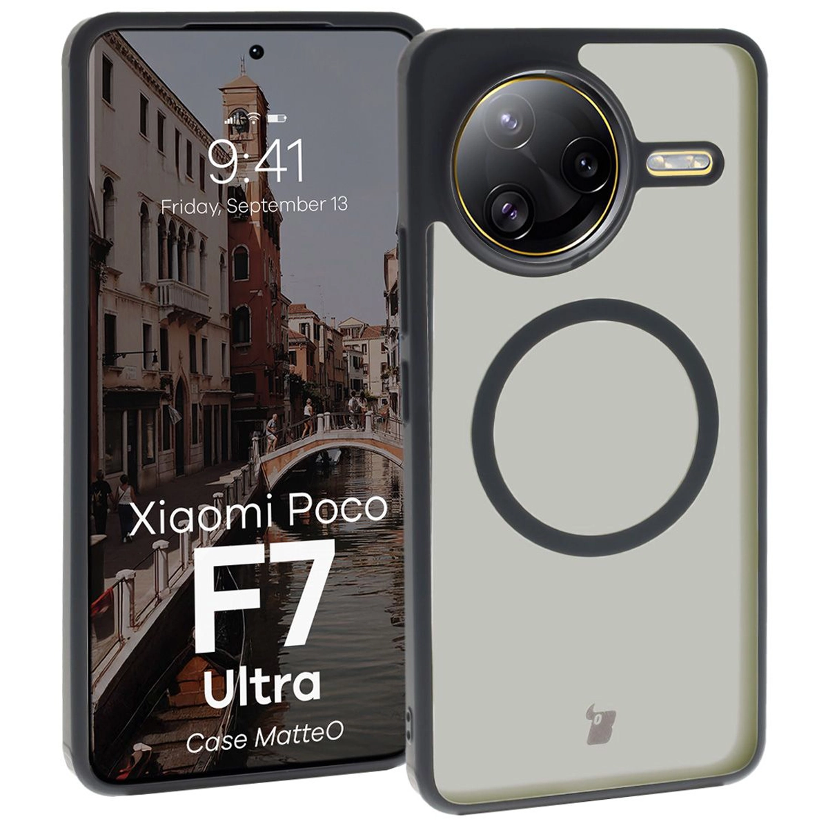 Matowe etui Bizon Case MatteO do Xiaomi Poco F7 Ultra