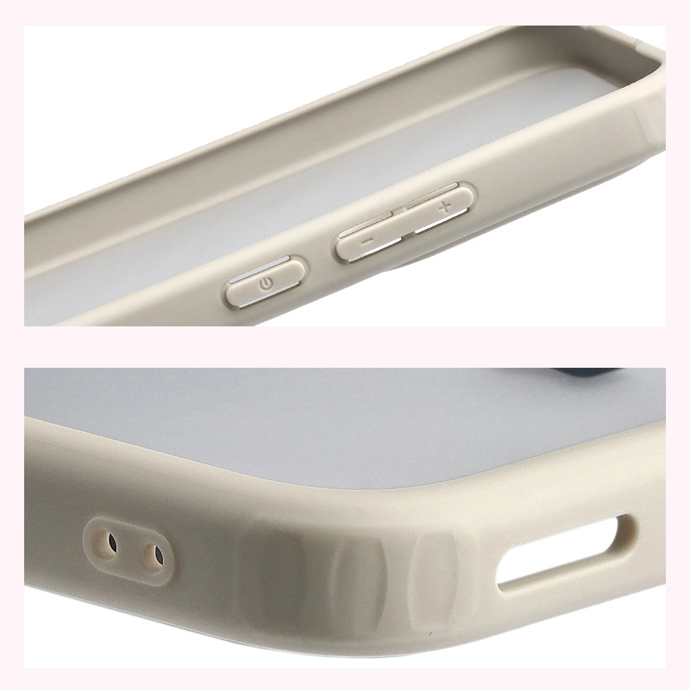 Wzmocnione narożniki i podwyższone ranty ekranu w etui Bizon Case Angelo do Xiaomi POCO F7