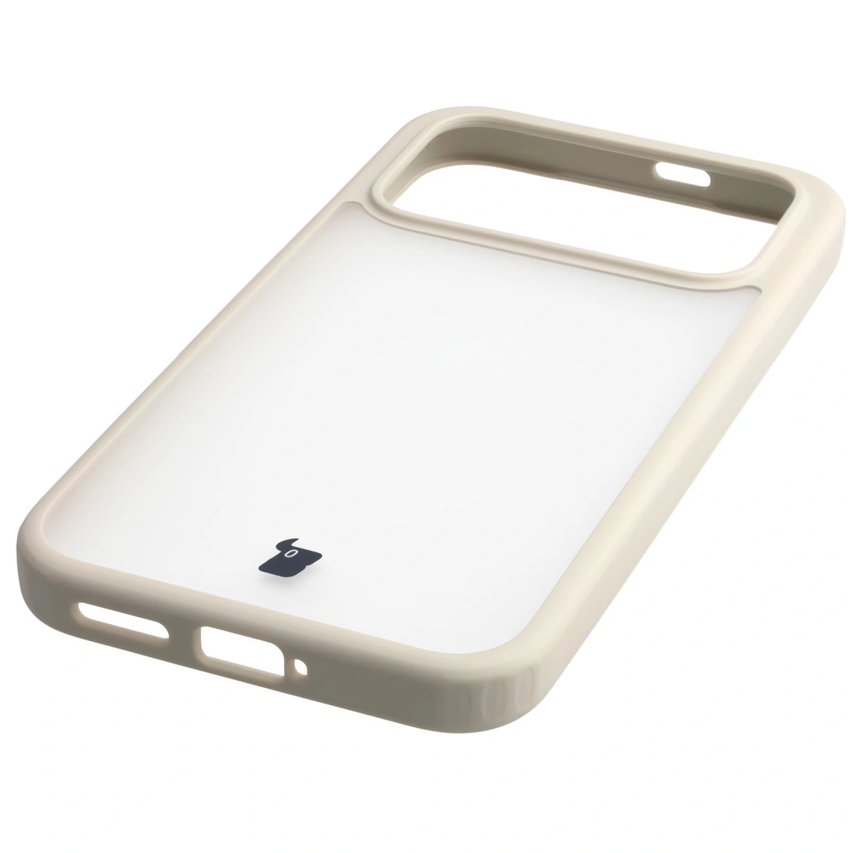 Zintegrowane przyciski, wycięcia i hybrydowy materiał w etui Bizon Case Angelo do Xiaomi POCO F8 Pro