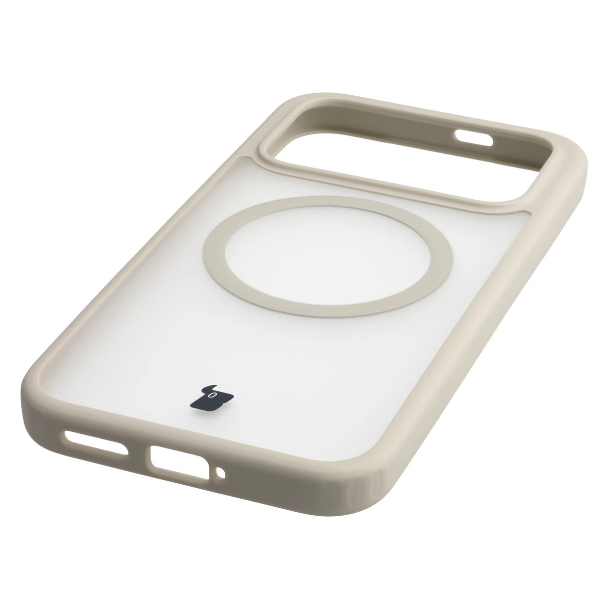 Zintegrowane przyciski, wycięcia i hybrydowy materiał w etui Bizon Case MatteO do Xiaomi POCO F8 Pro