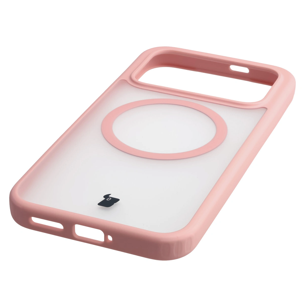 Zintegrowane przyciski, wycięcia i hybrydowy materiał w etui Bizon Case MatteO do Xiaomi POCO F8 Pro