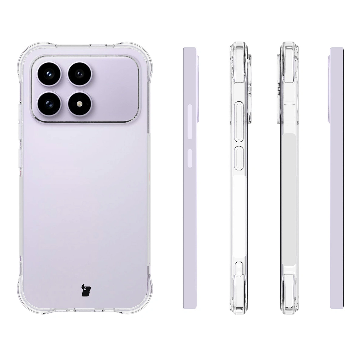 Etui Bizon Case Salpa do Xiaomi POCO F8 Pro z różnych stron