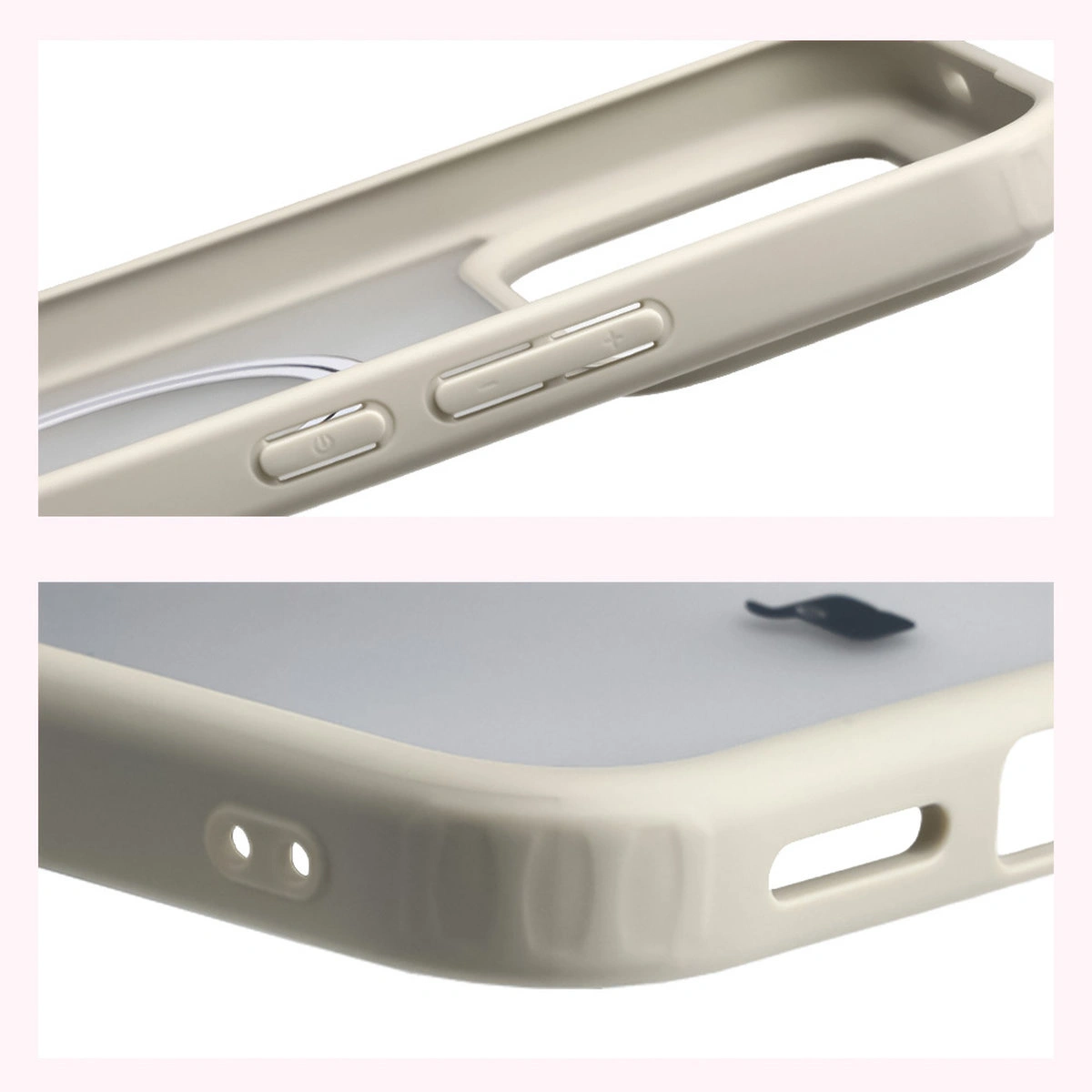 Wzmocnione narożniki i podwyższone ranty ekranu w etui Bizon Case MatteO do Xiaomi POCO F8 Ultra