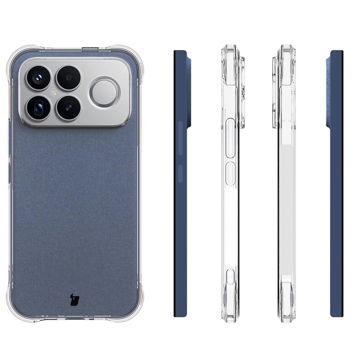 Etui Bizon Case Salpa do Xiaomi POCO F8 Ultra z różnych stron