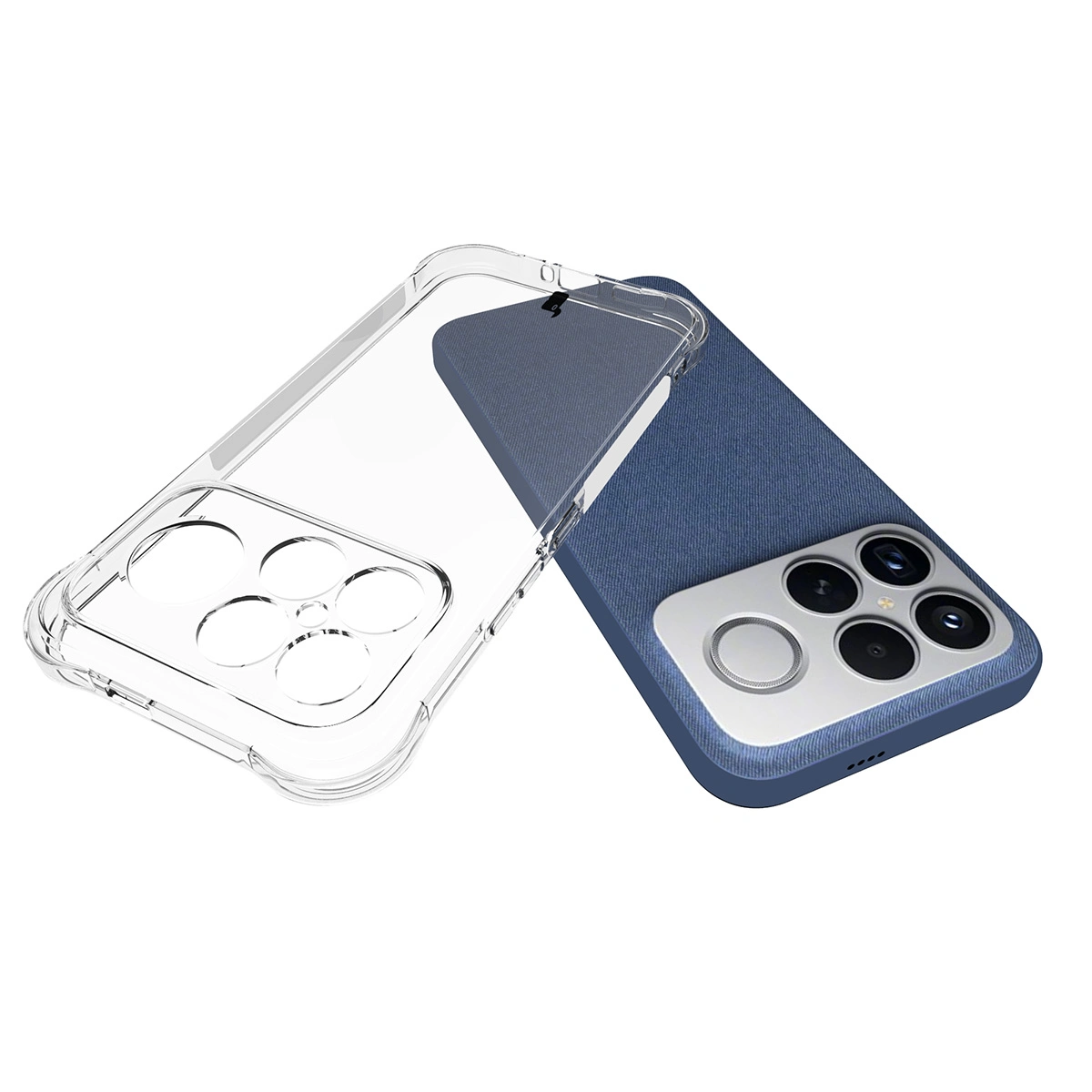 Dedykowane wycięcia i podwyższone krawędzie aparatu w etui Bizon Case Salpa do Xiaomi POCO F8 Ultra