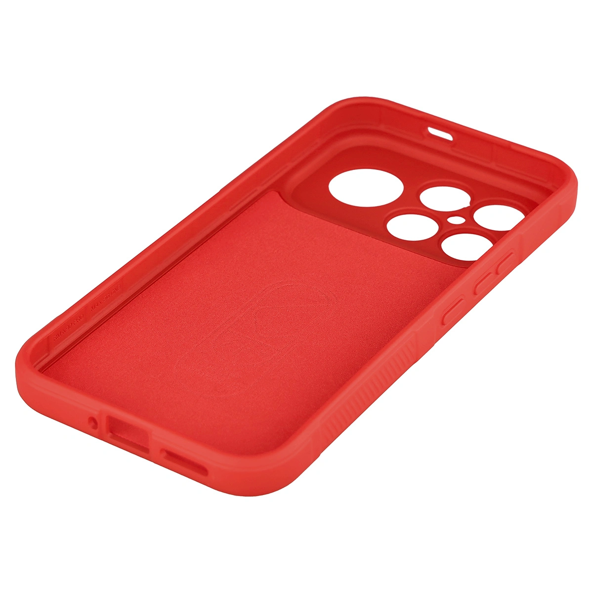 Precyzyjne wycięcia i kompatybilność z ładowaniem indukcyjnym w etui Bizon Case Tur do Xiaomi POCO F8 Ultra