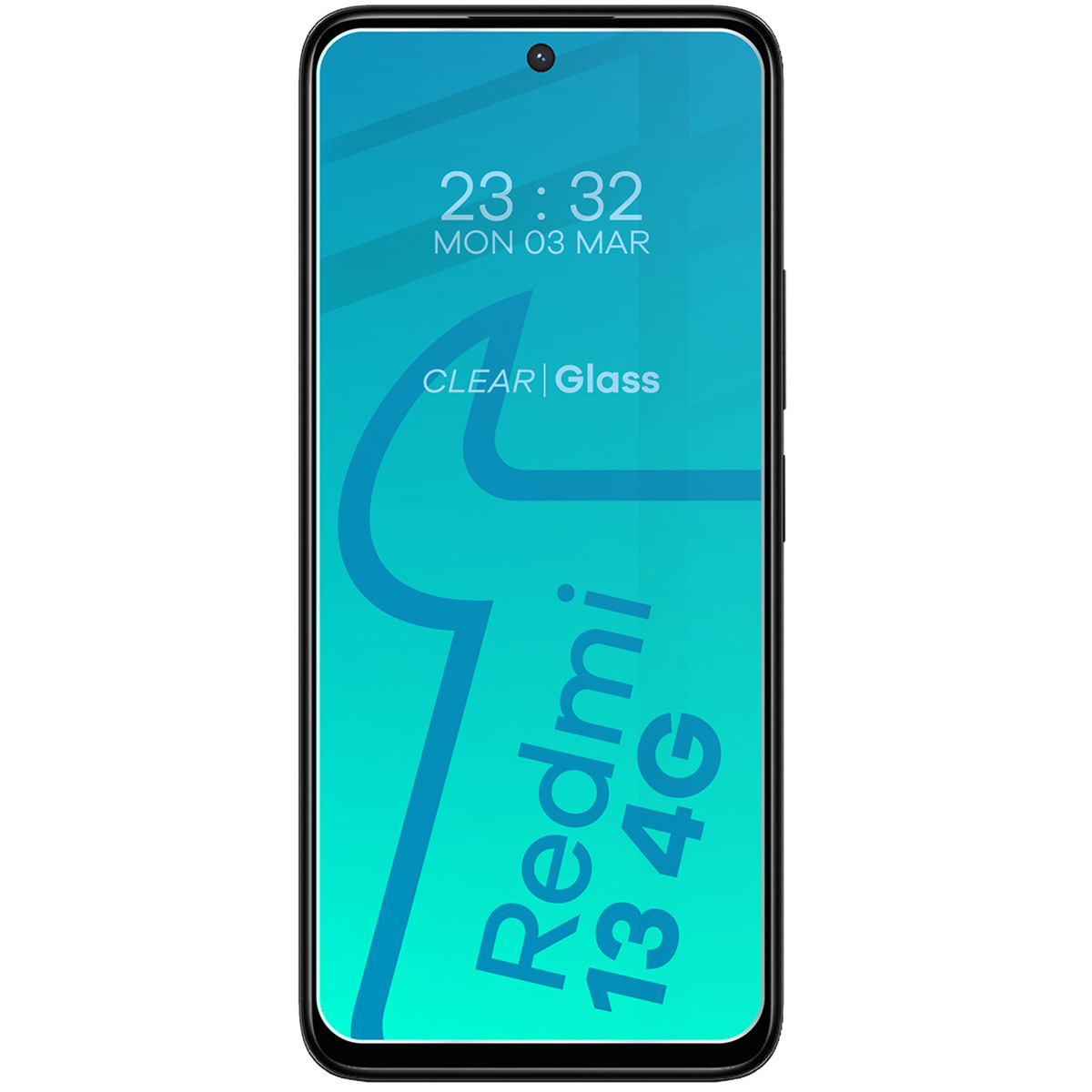 Szkło hartowane do Xiaomi Redmi 13 4G Bizon Glass Clear 2