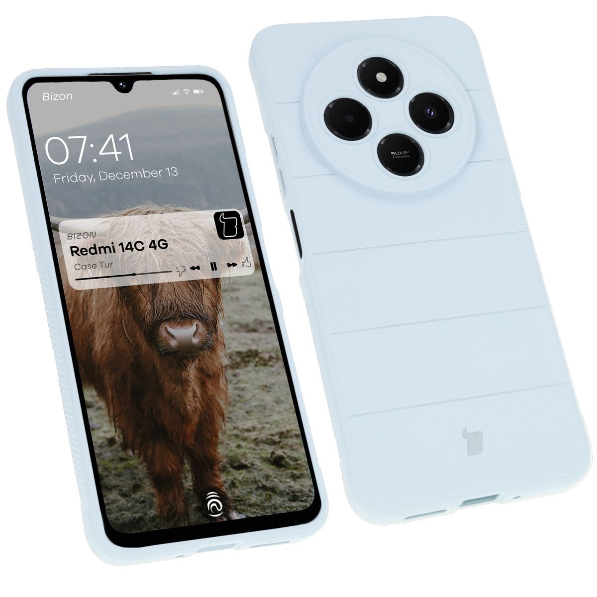 Páncélozott tok Bizon Case Tur Xiaomi Redmi 14C 4G / POCO C75 számára