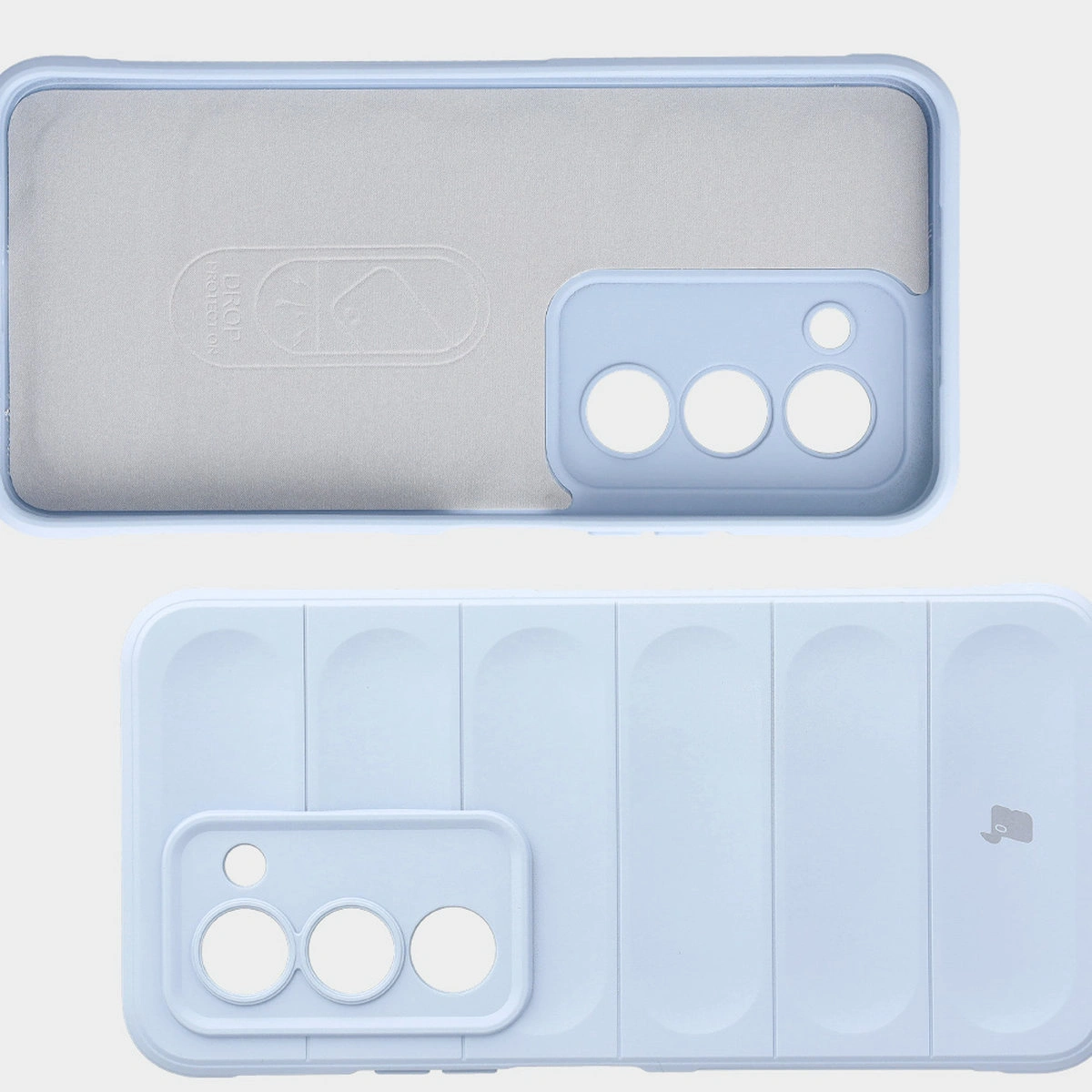 Wyściółka z mikrofibry, wyżłobienia na pleckach i wzmocnione narożniki w etui Bizon Case Tur do Xiaomi Redmi 15 4G / 5G