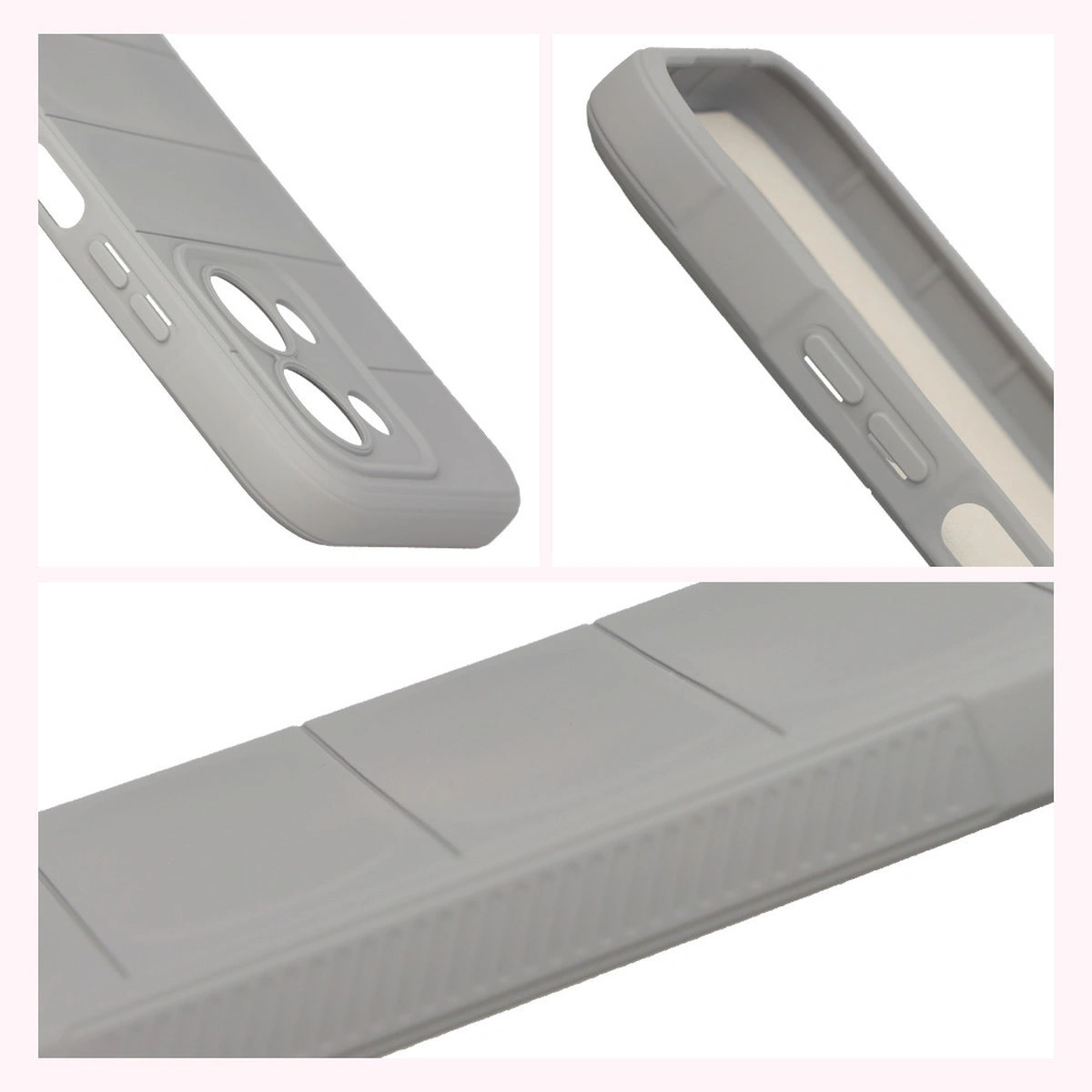 Teksturowane boki i podwyższone krawędzie ekranu i aparatu w etui Bizon Case Tur do Xiaomi Redmi 15C 4G / 5G / POCO C85 4G