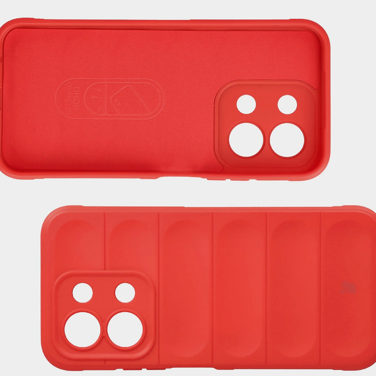 Wyściółka z mikrofibry, wyżłobienia na pleckach i wzmocnione narożniki w etui Bizon Case Tur do Xiaomi Redmi 15C 4G / 5G / POCO C85 4G