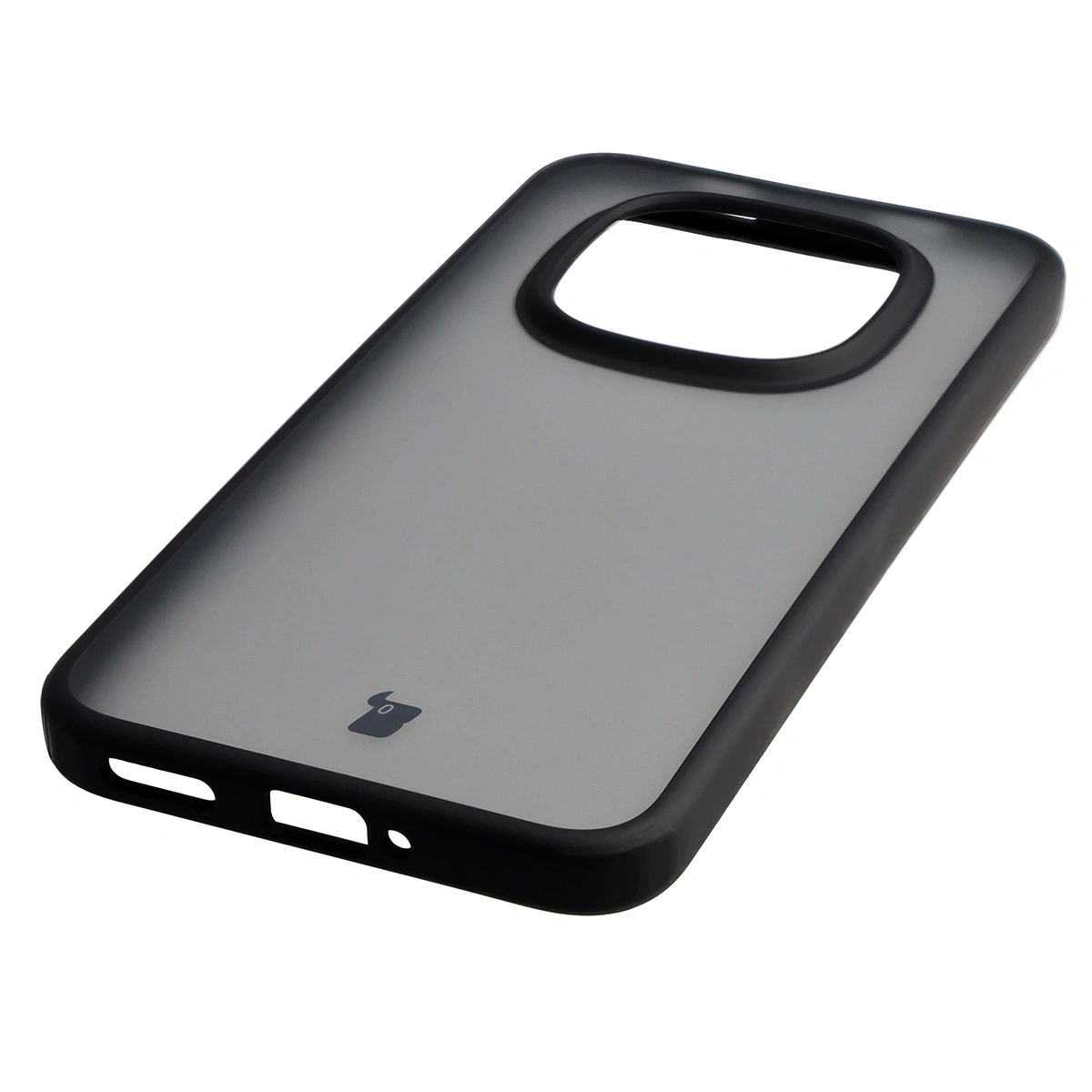 Zintegrowane przyciski, wycięcia i hybrydowy materiał w etui Bizon Case Angelo do Xiaomi Redmi Note 15 Pro 5G