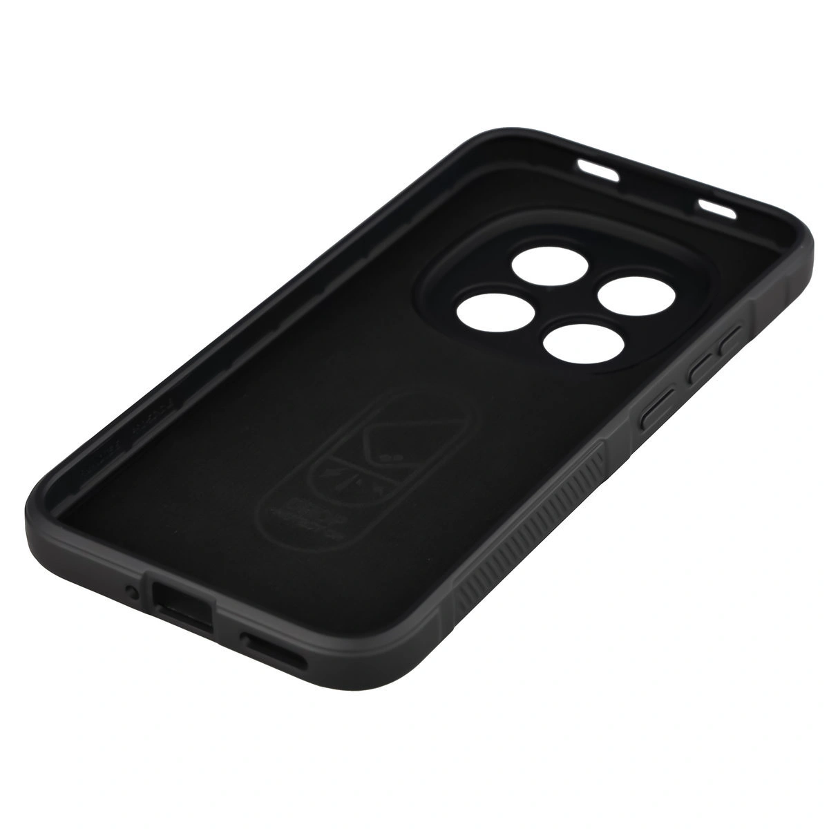 Precyzyjne wycięcia i kompatybilność z ładowaniem indukcyjnym w etui Bizon Case Tur do Xiaomi Redmi Note 15 Pro 5G