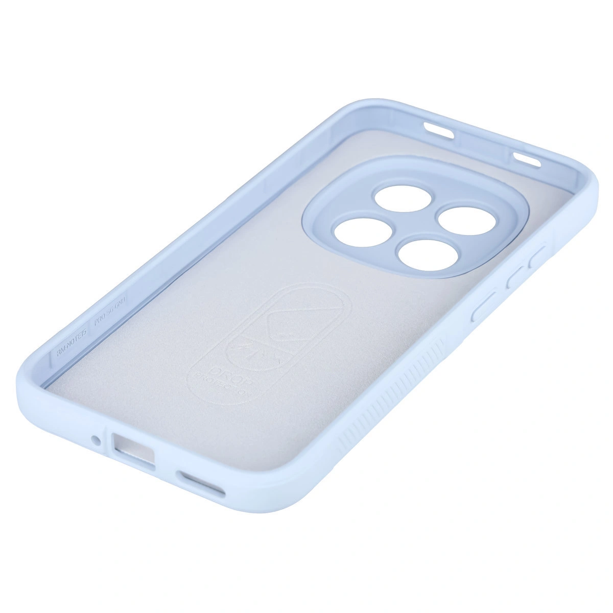 Precyzyjne wycięcia i kompatybilność z ładowaniem indukcyjnym w etui Bizon Case Tur do Xiaomi Redmi Note 15 Pro 5G