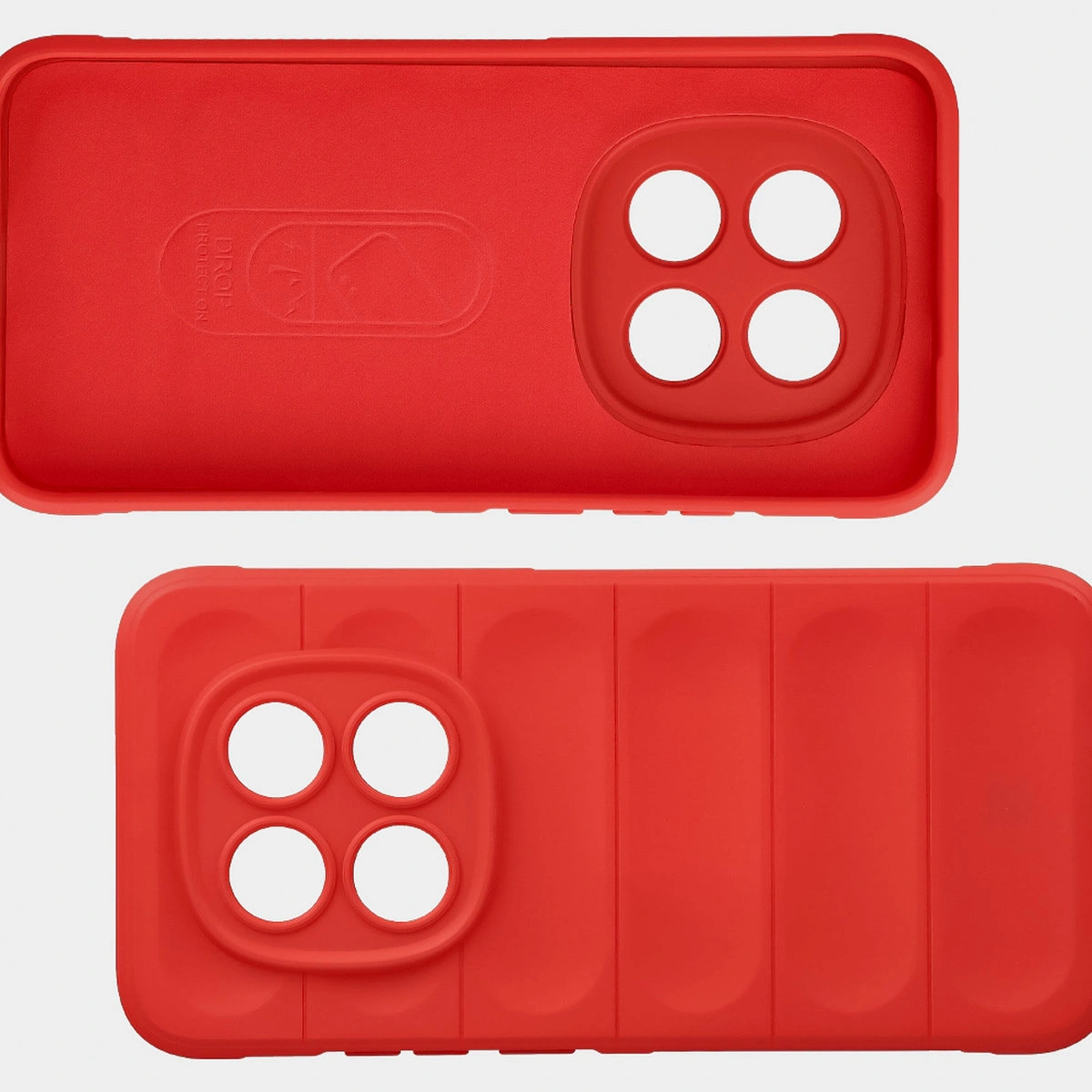 Wyściółka z mikrofibry, wyżłobienia na pleckach i wzmocnione narożniki w etui Bizon Case Tur do Xiaomi Redmi Note 15 Pro 5G